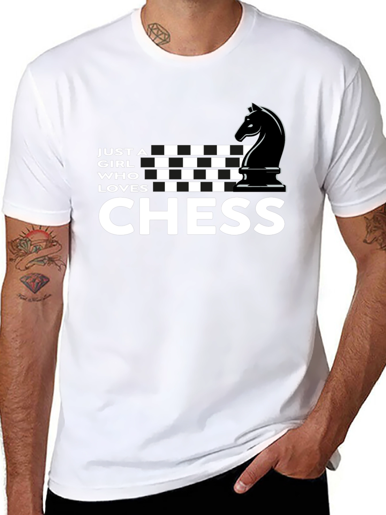 Just A Girl Who Loves Chess - T-Shirt