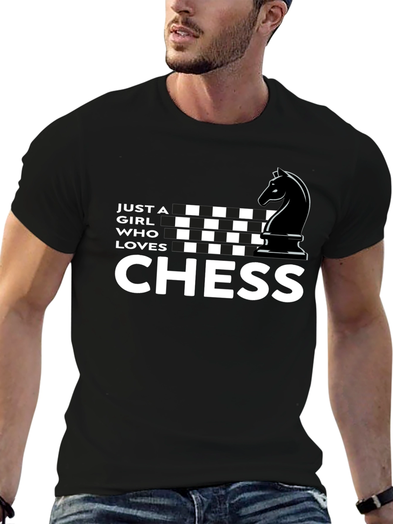 Just A Girl Who Loves Chess - T-Shirt