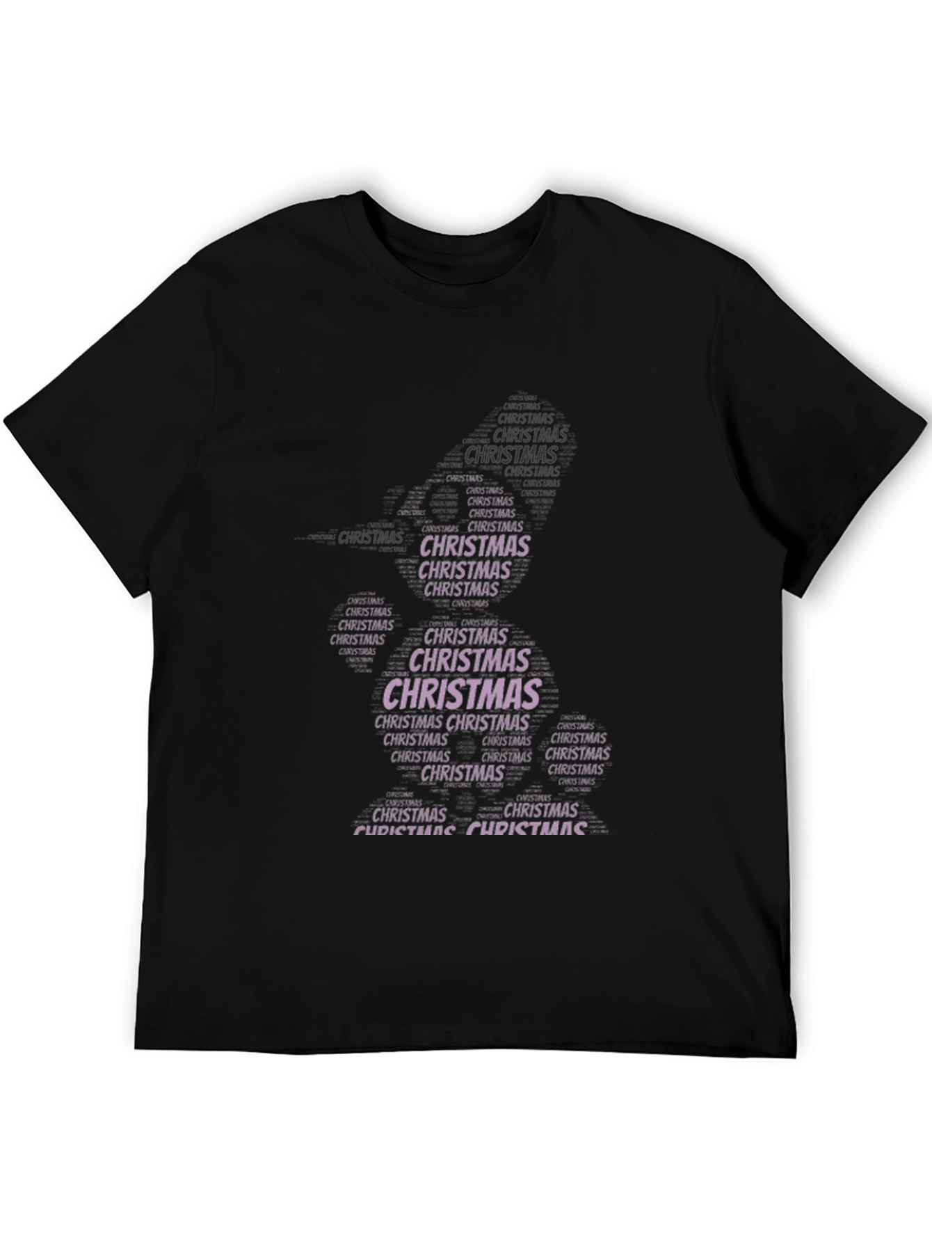 Christmas Tree Word Art T-Shirt