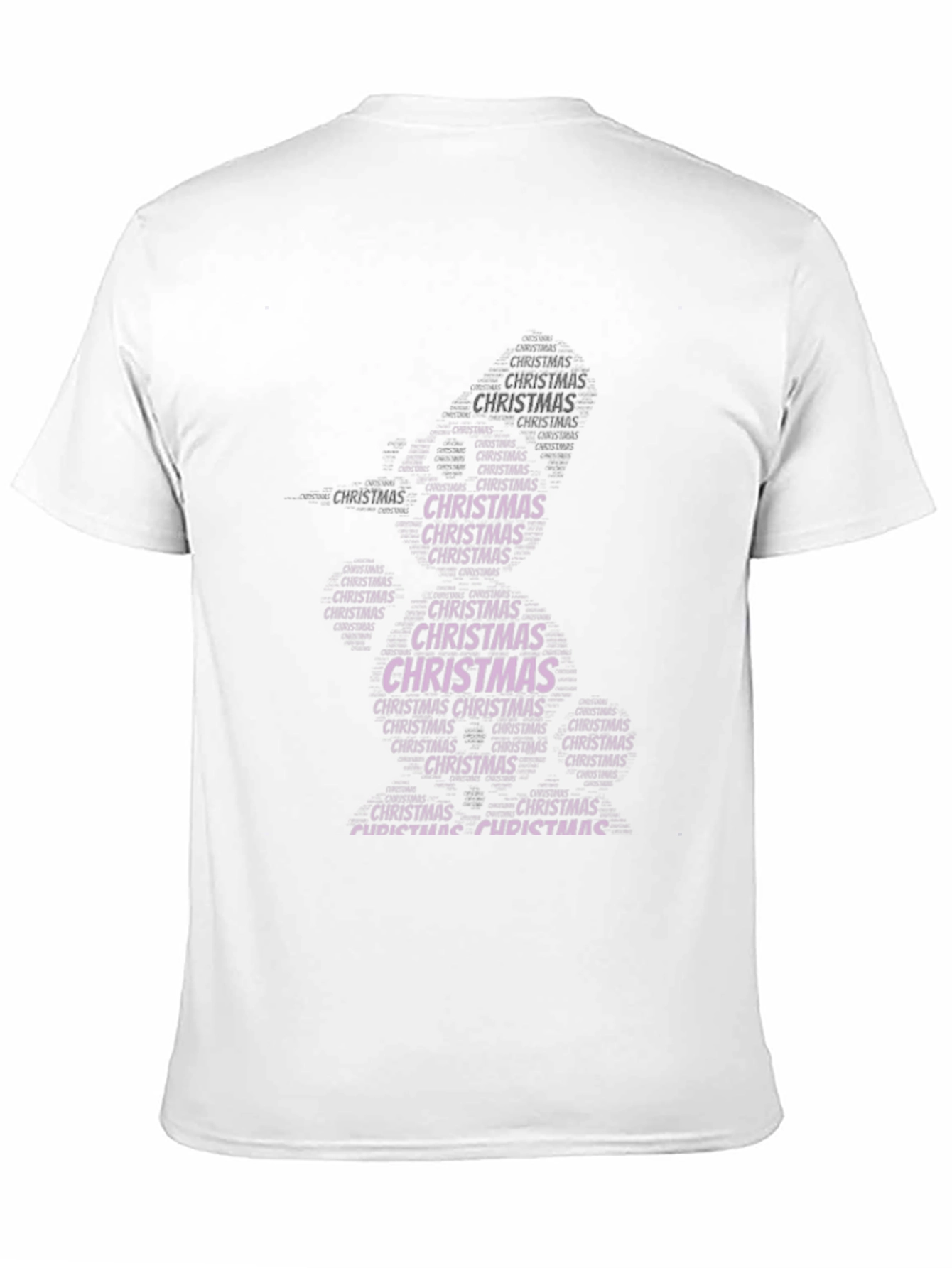 Christmas Tree Word Art T-Shirt