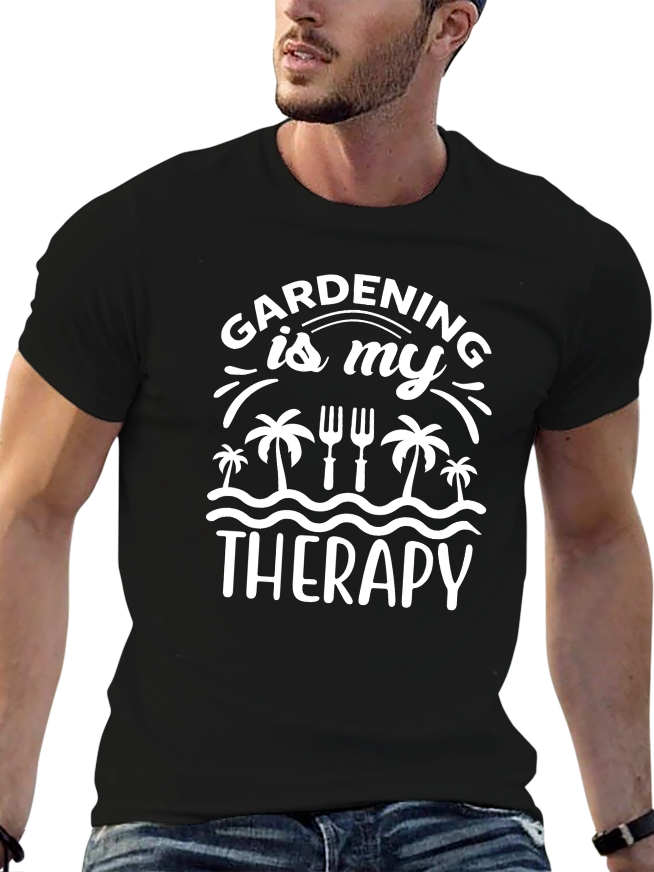Gardening is My Therapy Graphic Tee