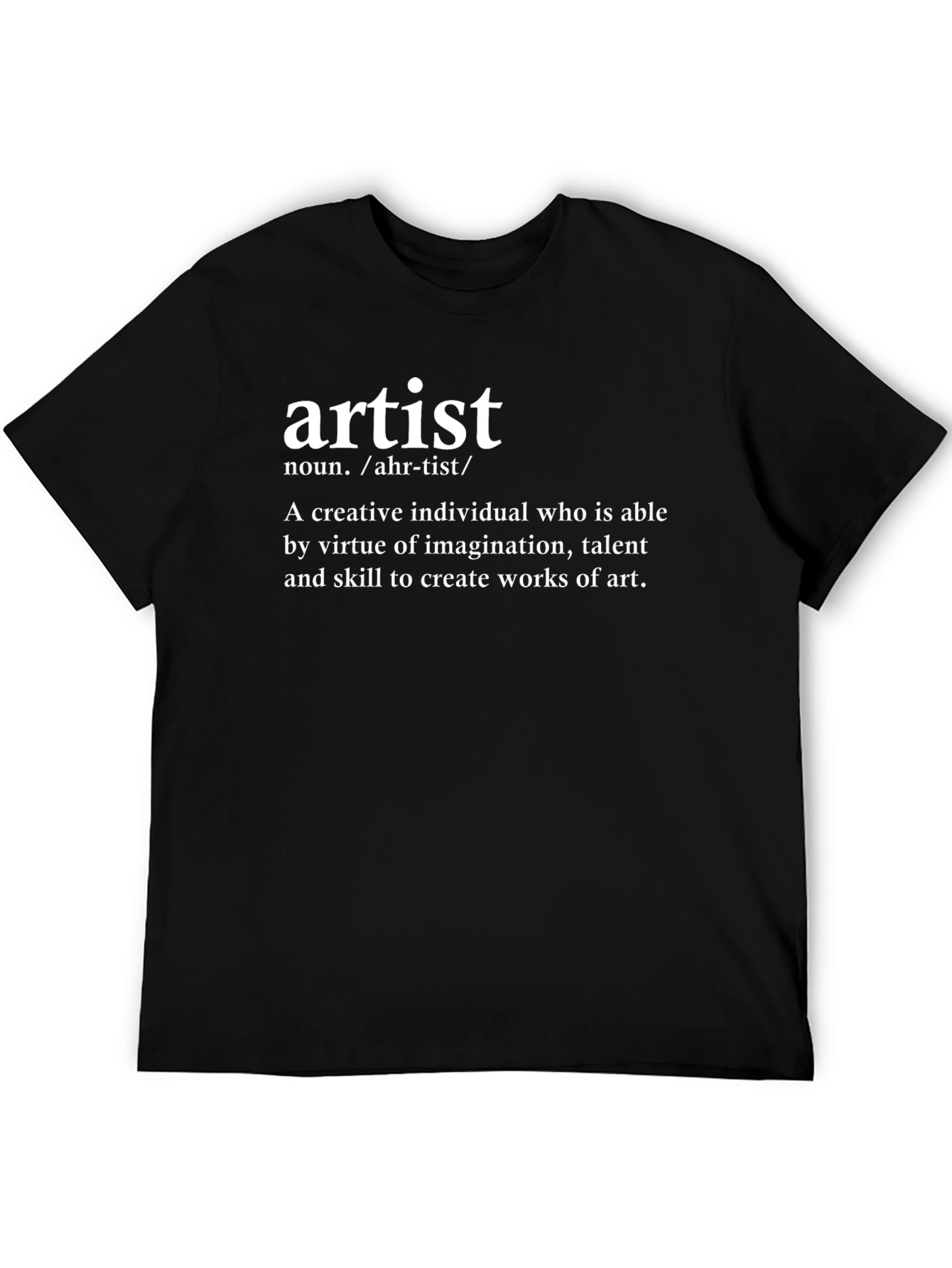 Artist Definition Graphic Tee - Creative Gift