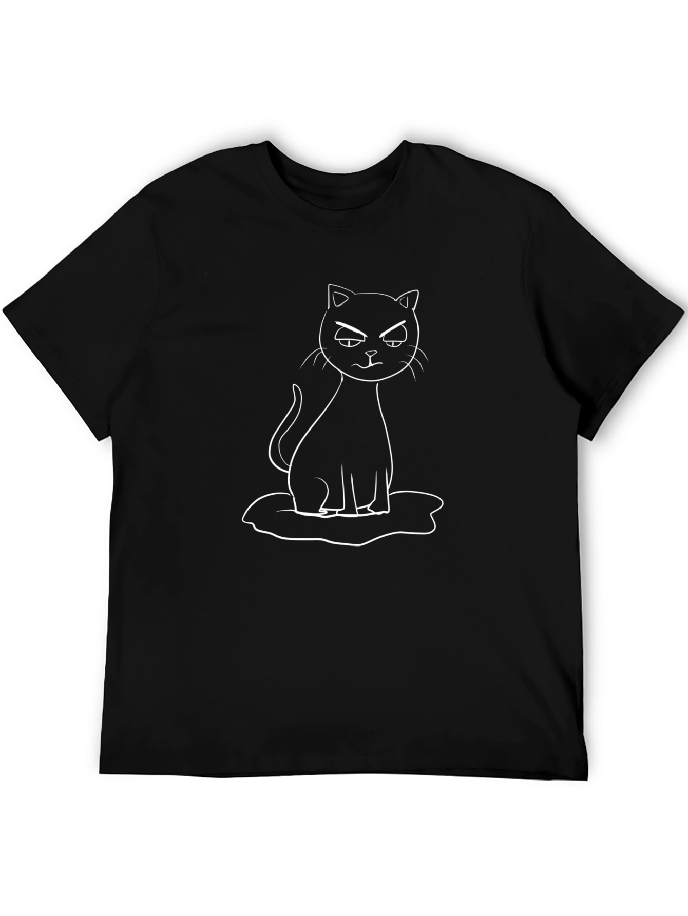 Grumpy Cat T-Shirt - Black Cotton Tee