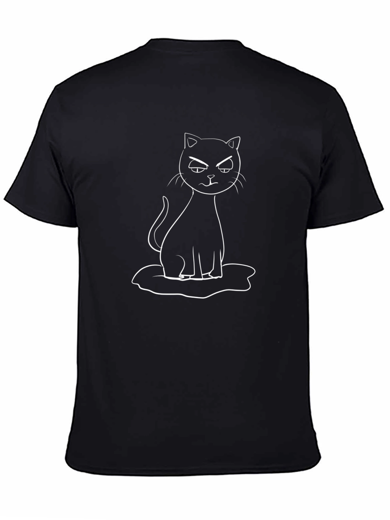 Grumpy Cat T-Shirt - Black Cotton Tee