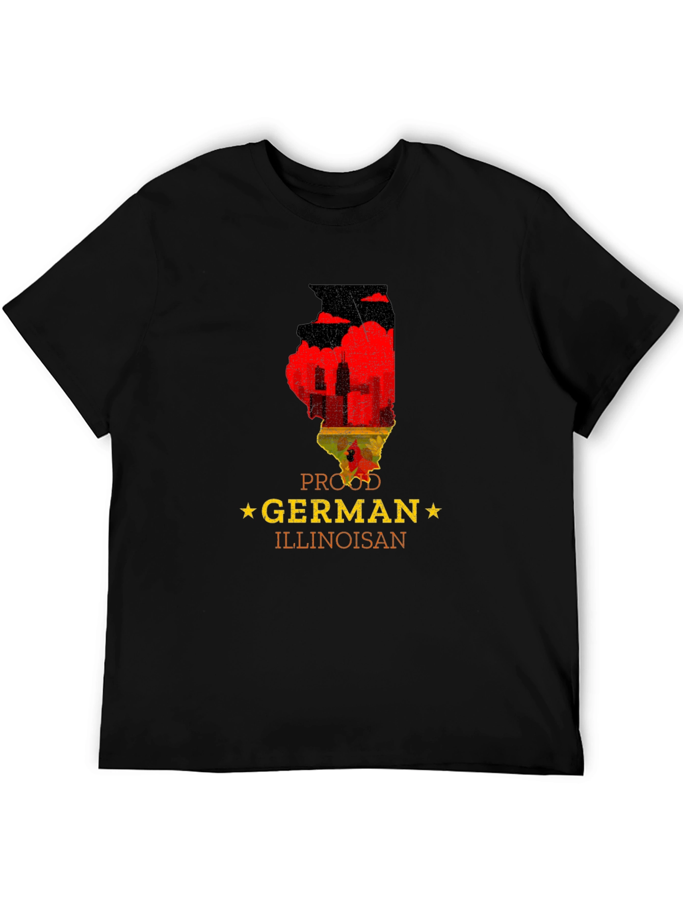 Proud German Illinoisan T-Shirt