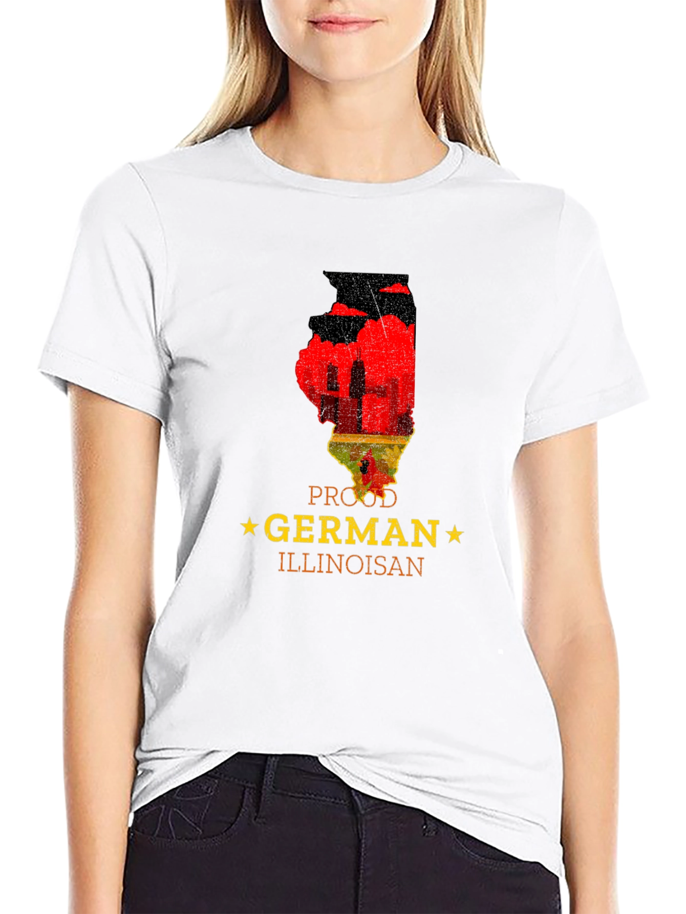 Proud German Illinoisan T-Shirt