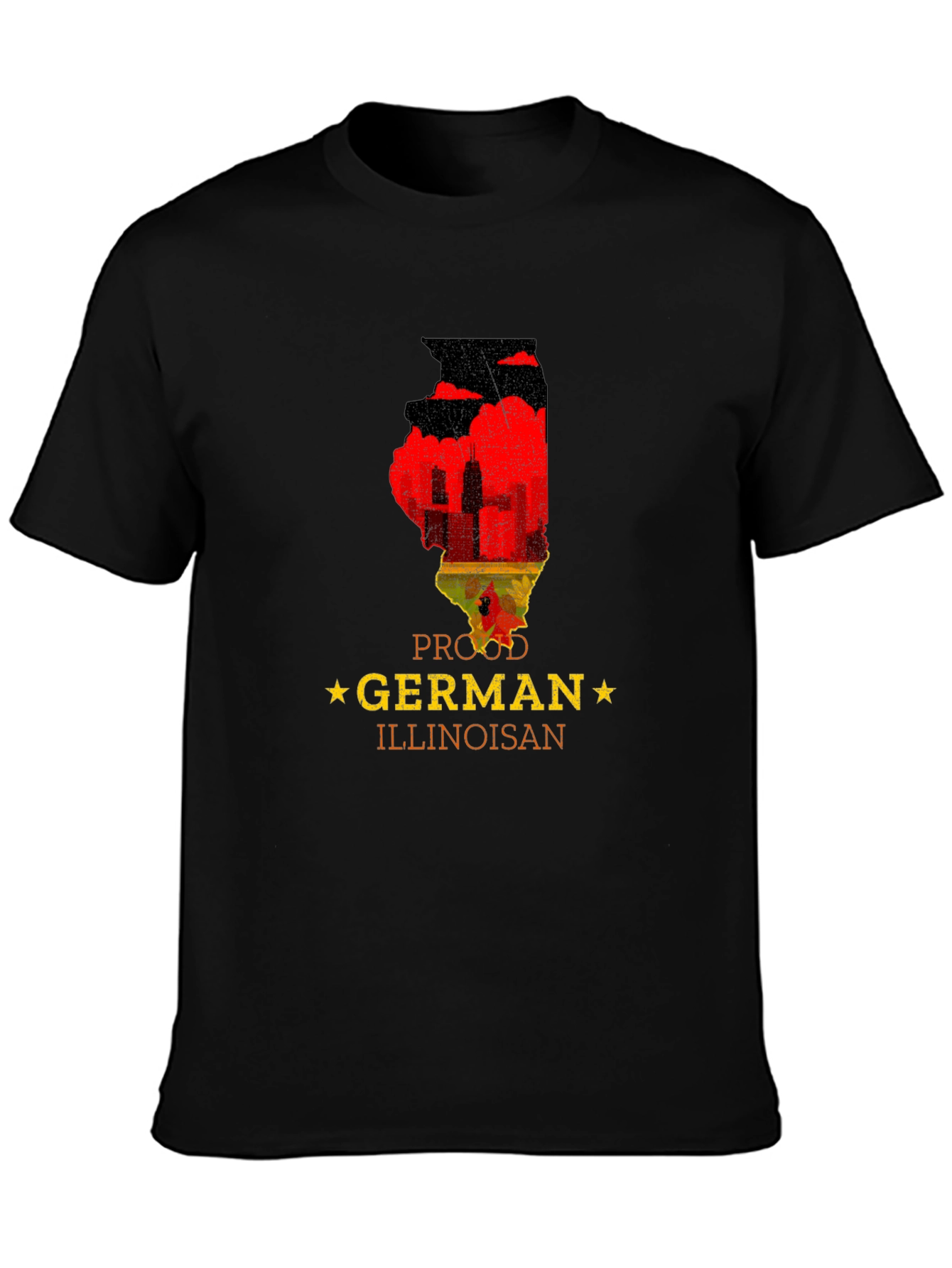 Proud German Illinoisan T-Shirt