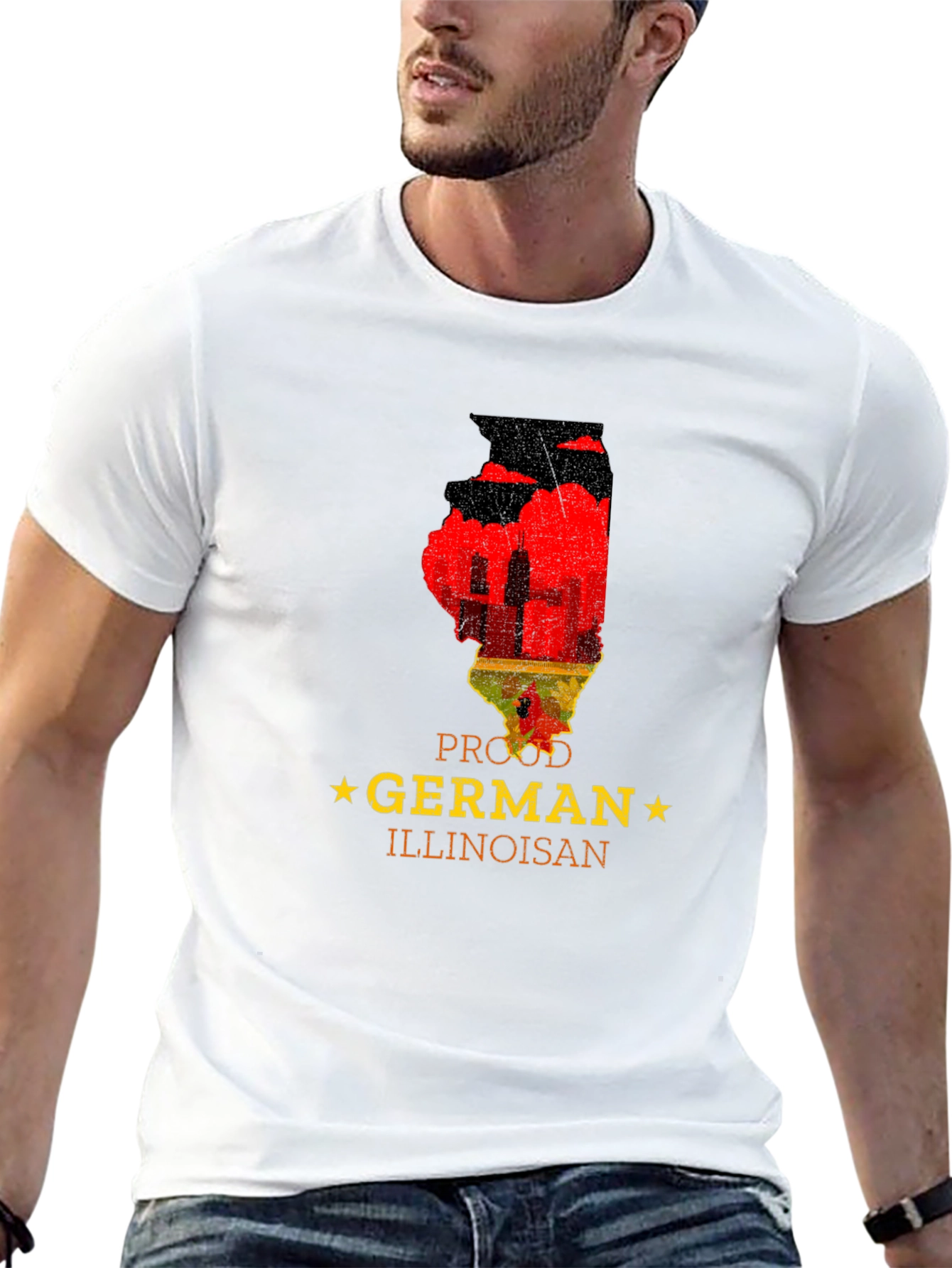 Proud German Illinoisan T-Shirt