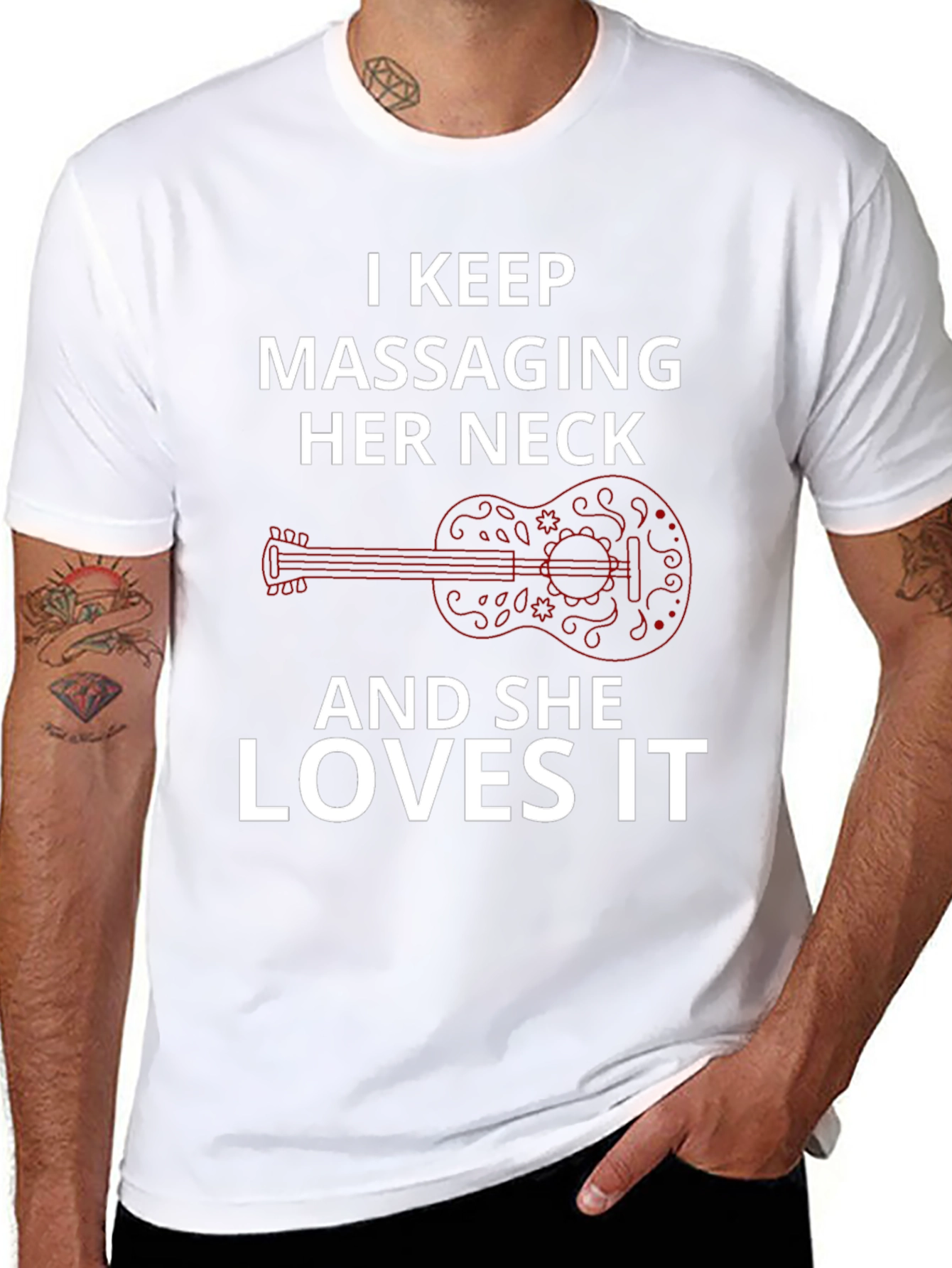 I Keep Massaging Her Neck T-Shirt