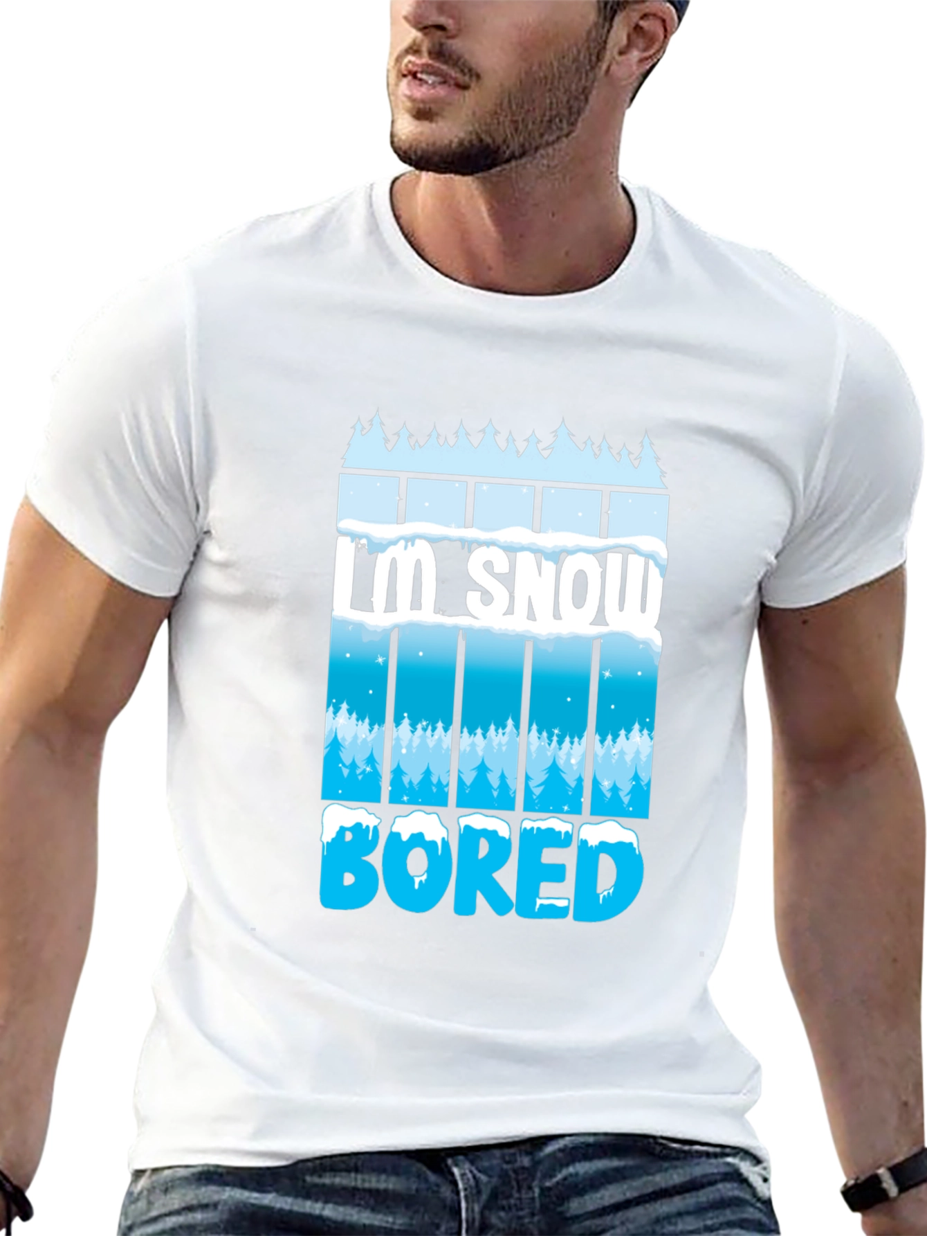Im Snow Bored T-Shirt - Winter Fun Tee