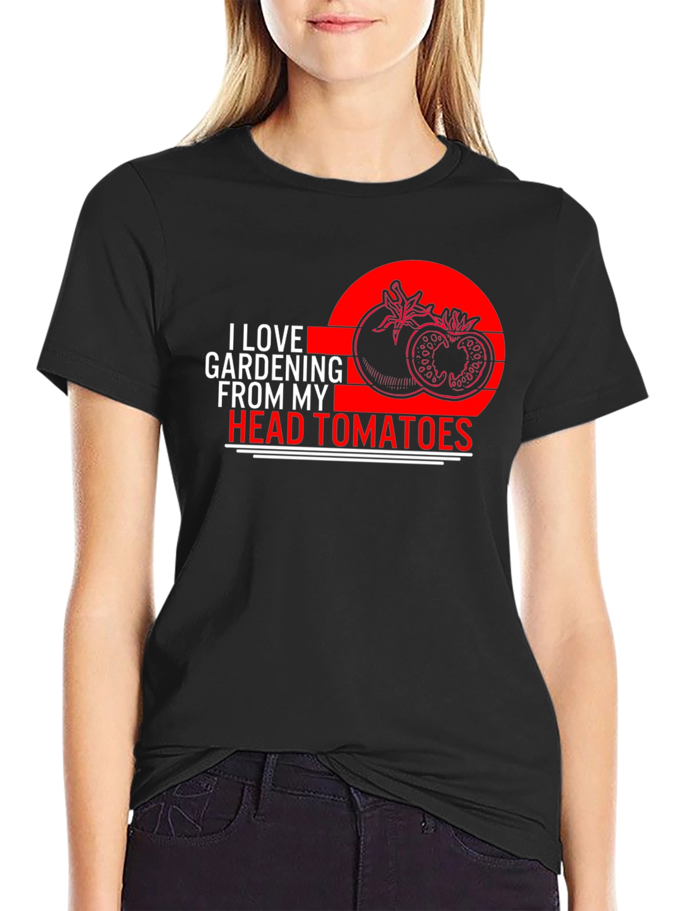 I Love Gardening From My Head Tomatoes T-Shirt
