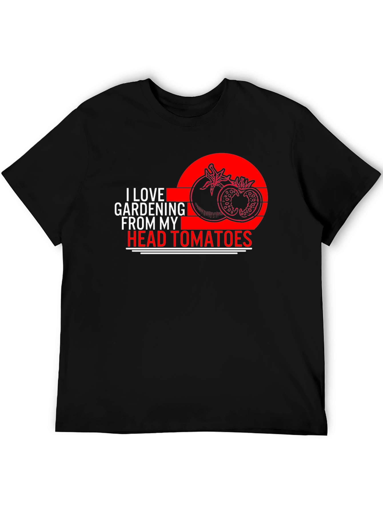 I Love Gardening From My Head Tomatoes T-Shirt
