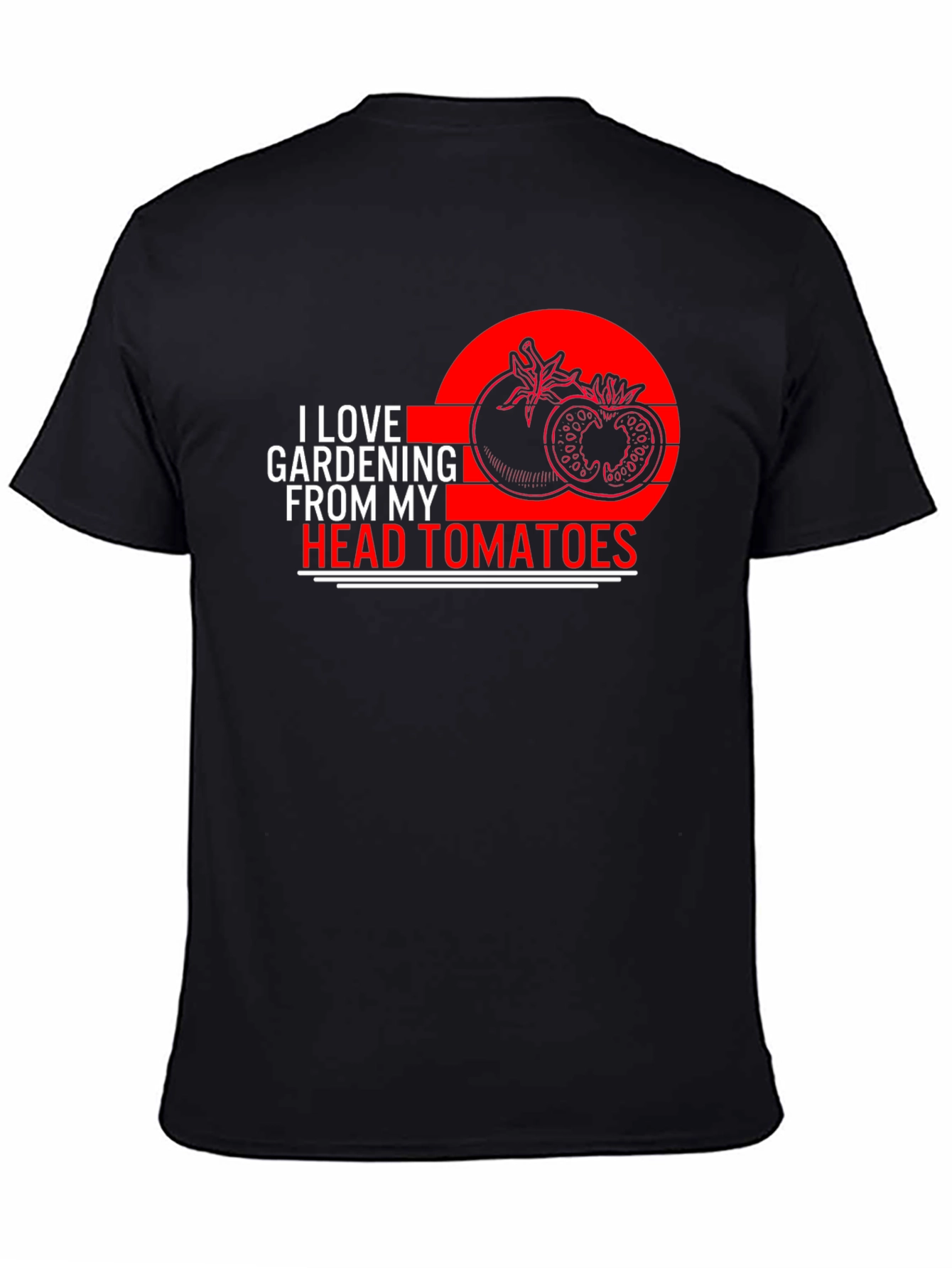 I Love Gardening From My Head Tomatoes T-Shirt