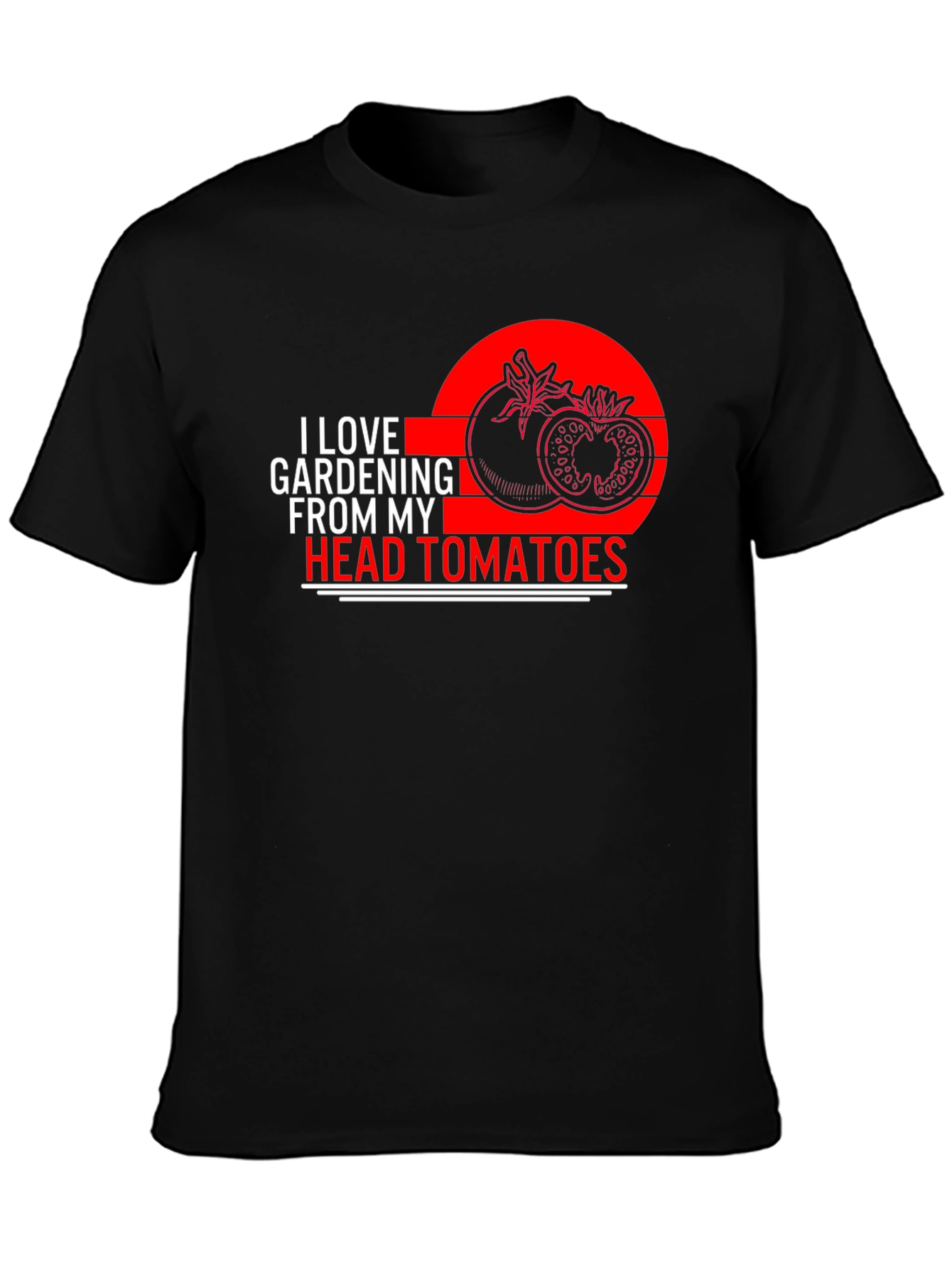 I Love Gardening From My Head Tomatoes T-Shirt