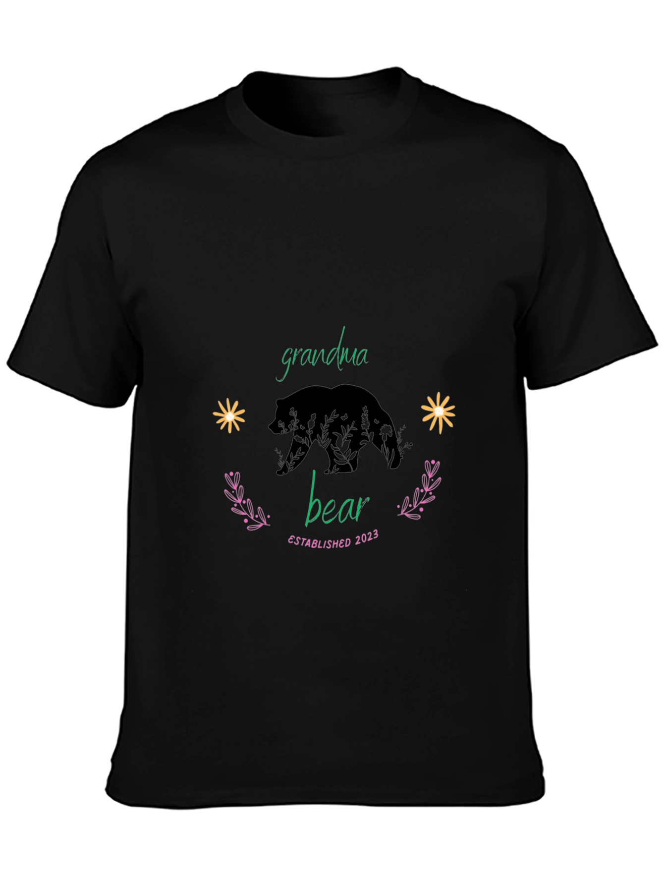 Grandma Bear Established 2023 T-Shirt