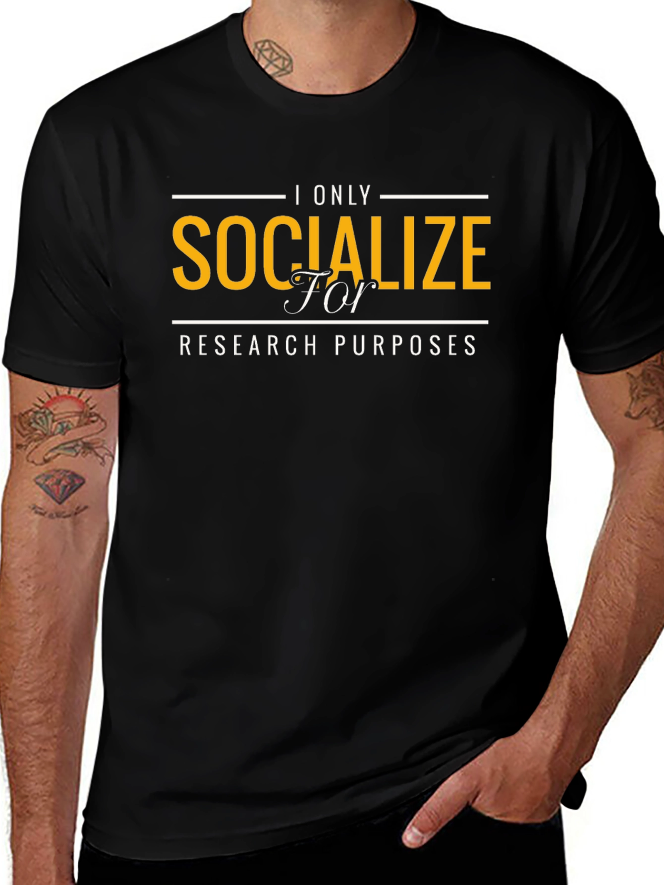 Socialize for Research Purposes T-Shirt