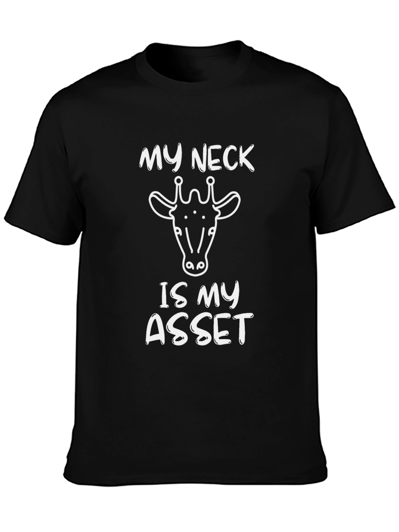 Funny Giraffe Neck Asset T-Shirt