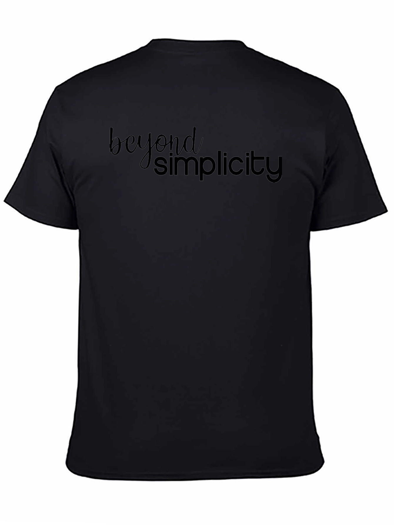Beyond Simplicity Black Graphic Tee