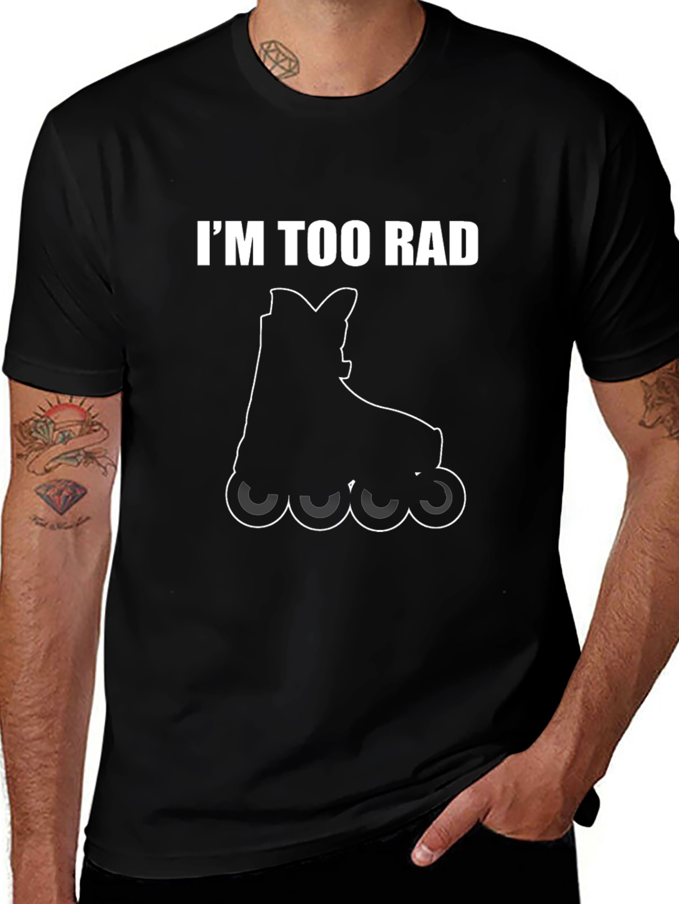 Im Too Rad Inline Skate T-Shirt