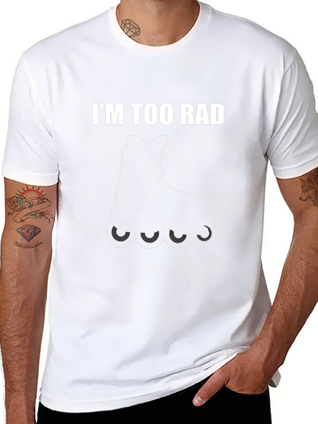 Im Too Rad Inline Skate T-Shirt
