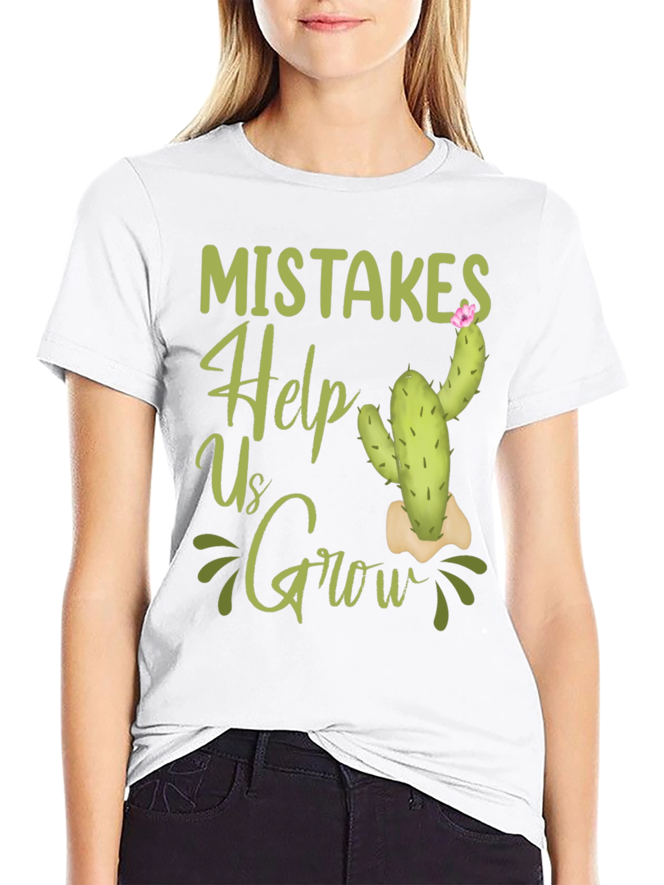 Mistakes Help Us Grow Graphic T-Shirt
