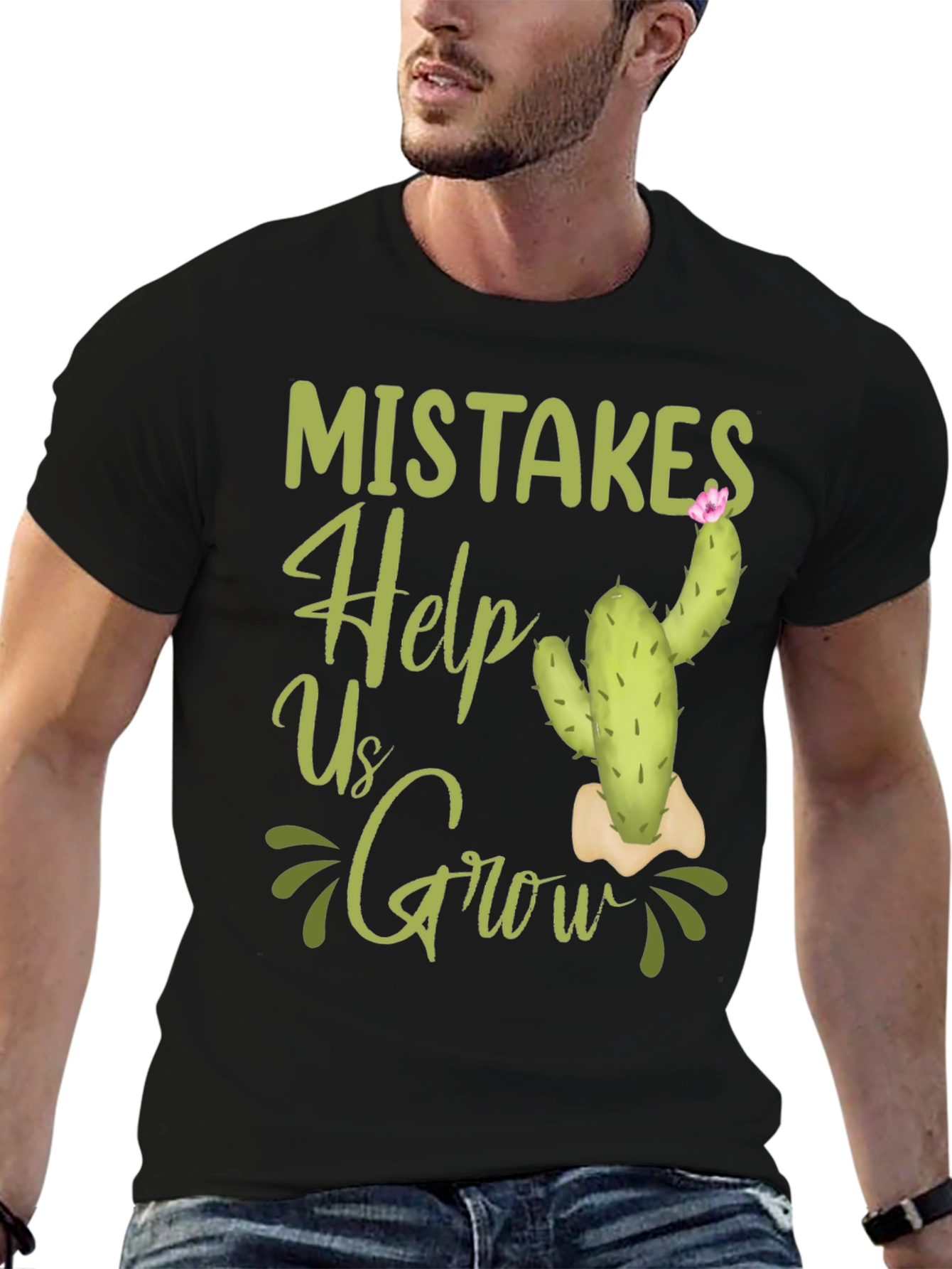 Mistakes Help Us Grow Graphic T-Shirt