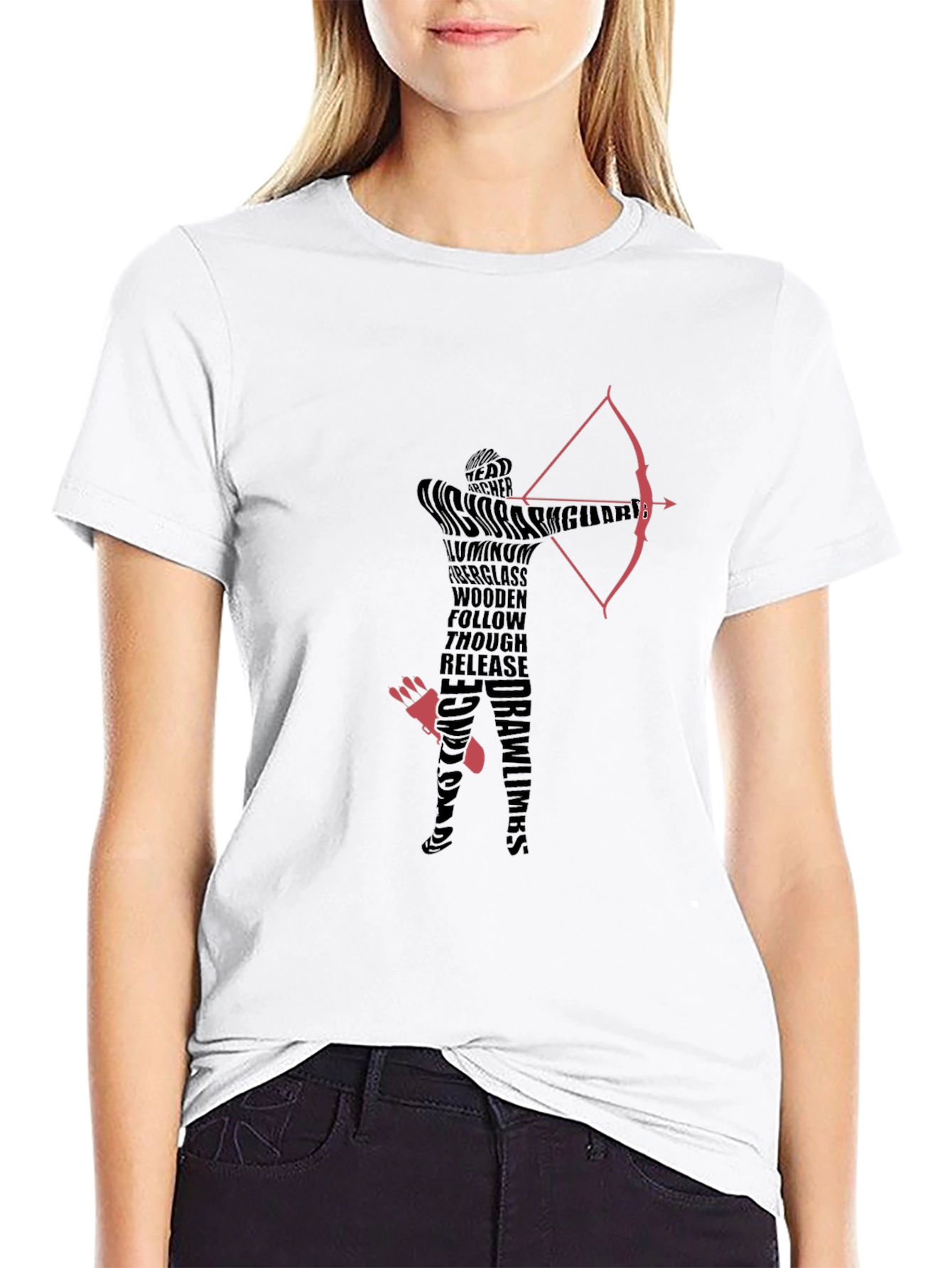 Archery Word Art T-Shirt