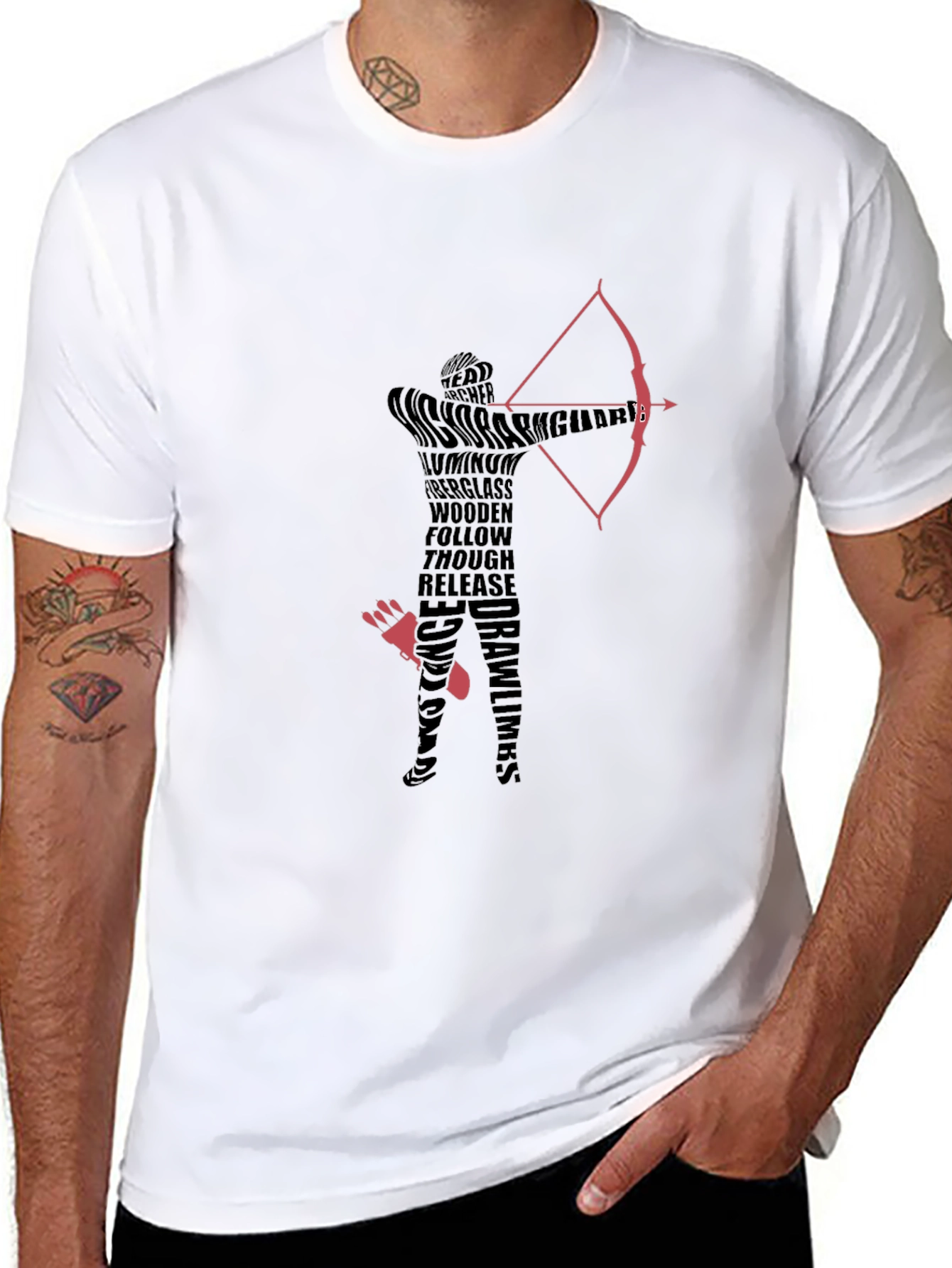 Archery Word Art T-Shirt