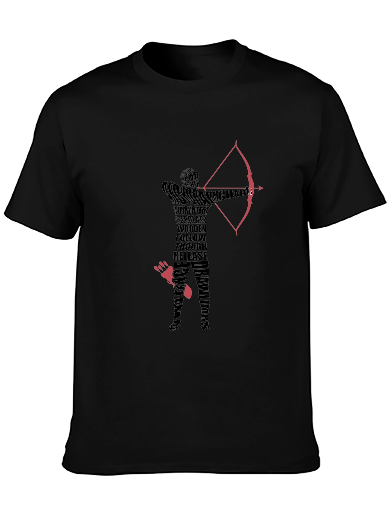 Archery Word Art T-Shirt