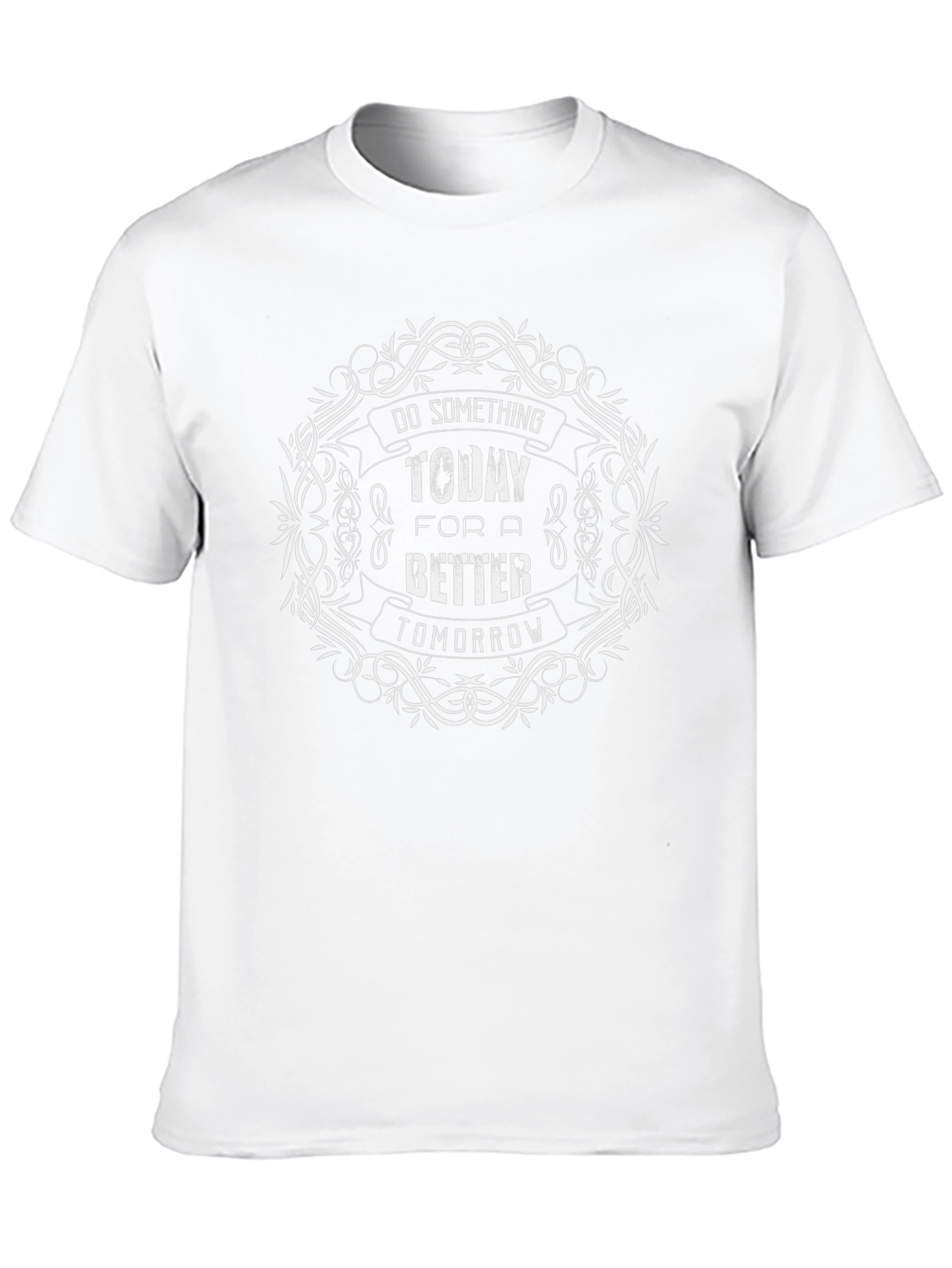 Do Something Today Black Graphic Tee