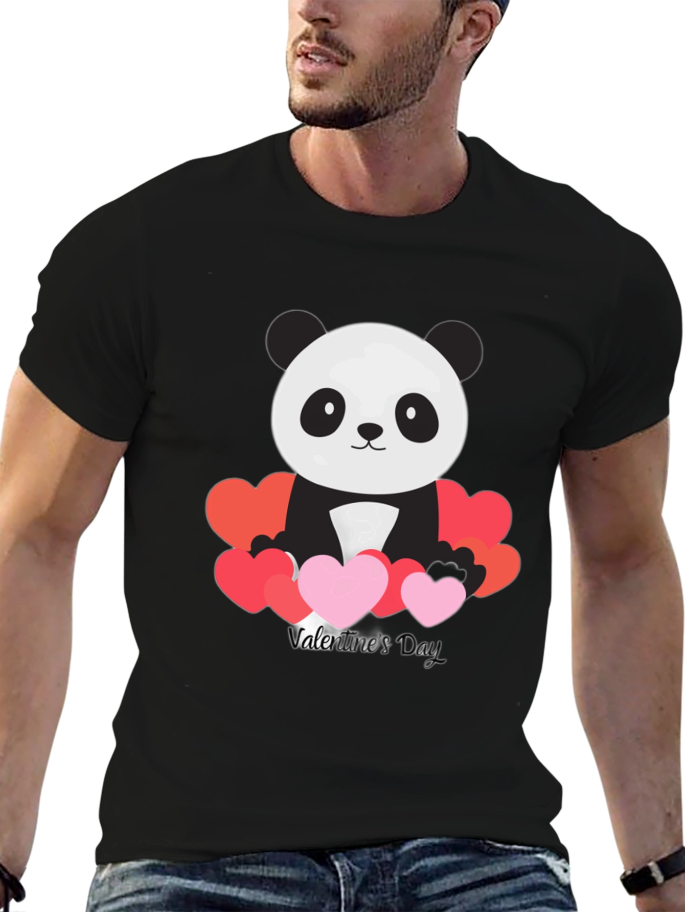 Valentines Day Panda T-Shirt