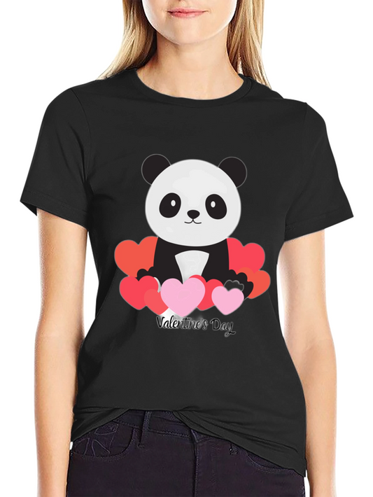 Valentines Day Panda T-Shirt