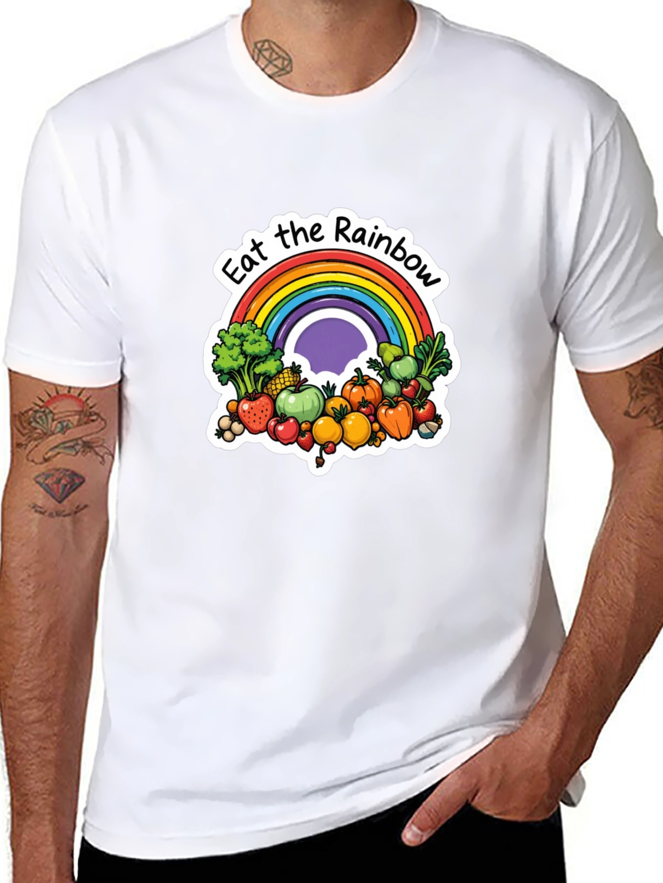 Eat the Rainbow Graphic T-Shirt