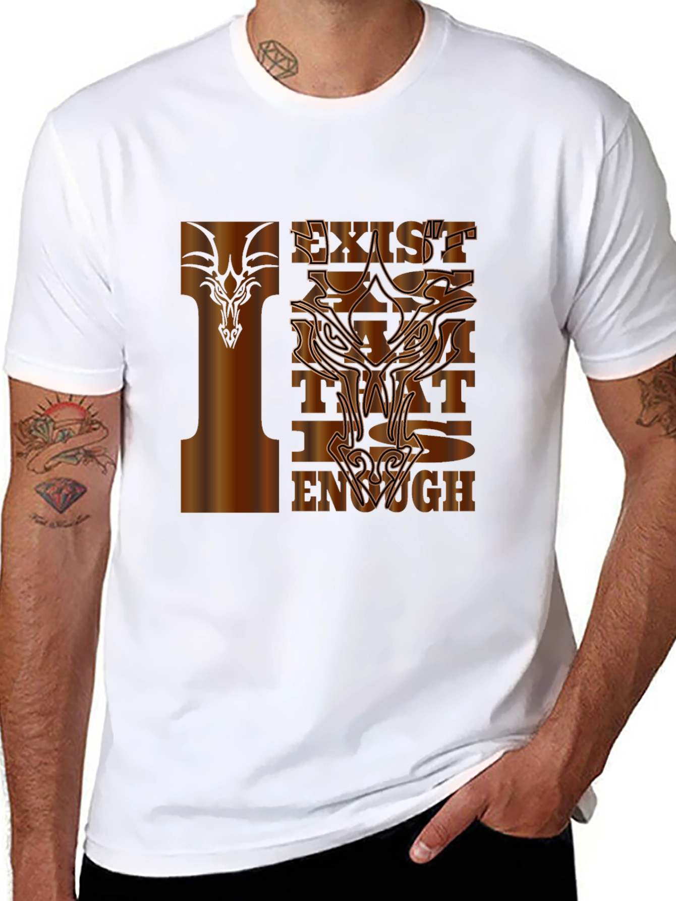 Exist That is Enough T-Shirt Graphic Tee
