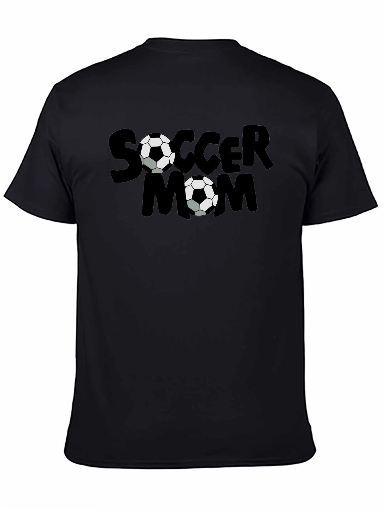 Soccer Mom Graphic T-Shirt - Black