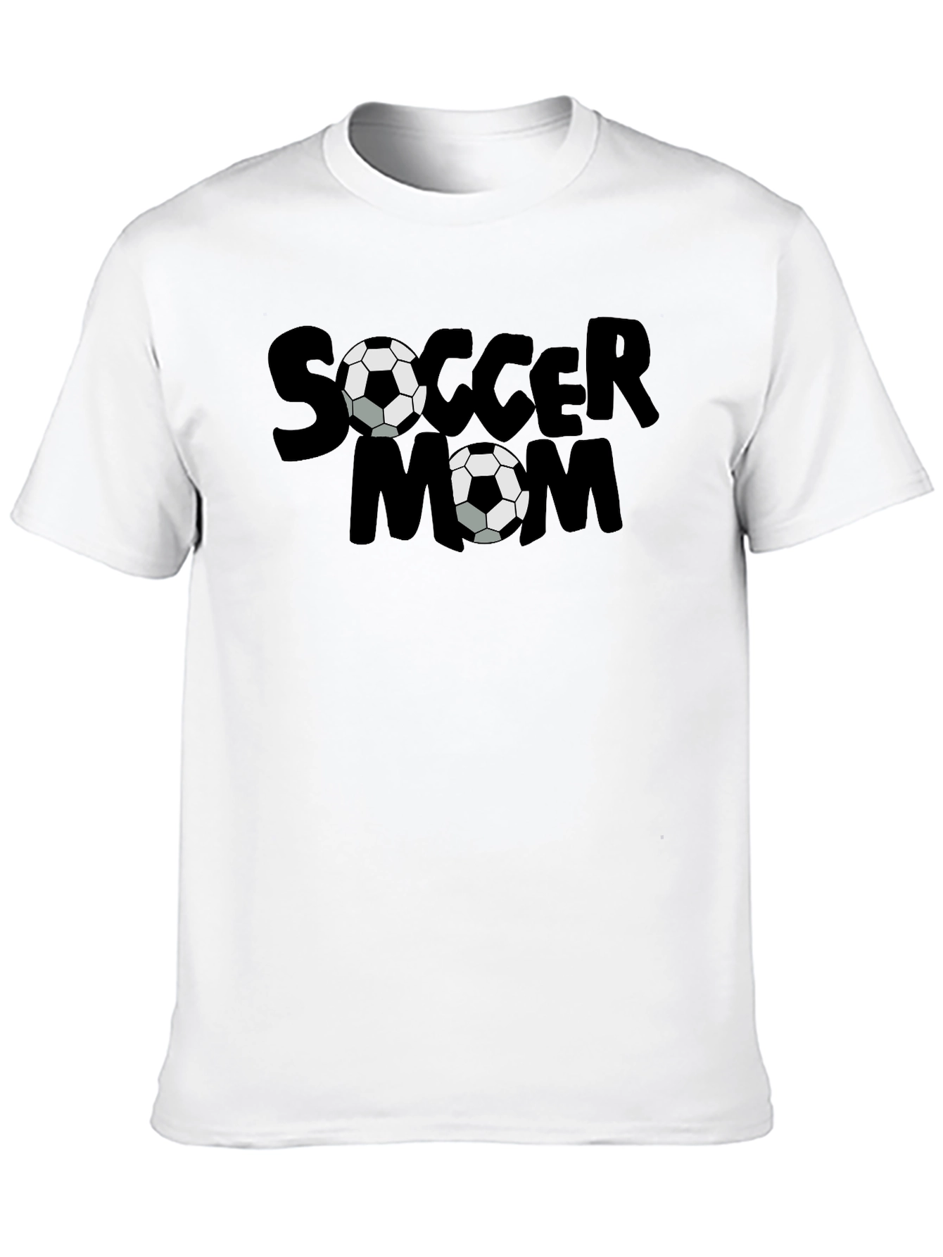 Soccer Mom Graphic T-Shirt - Black