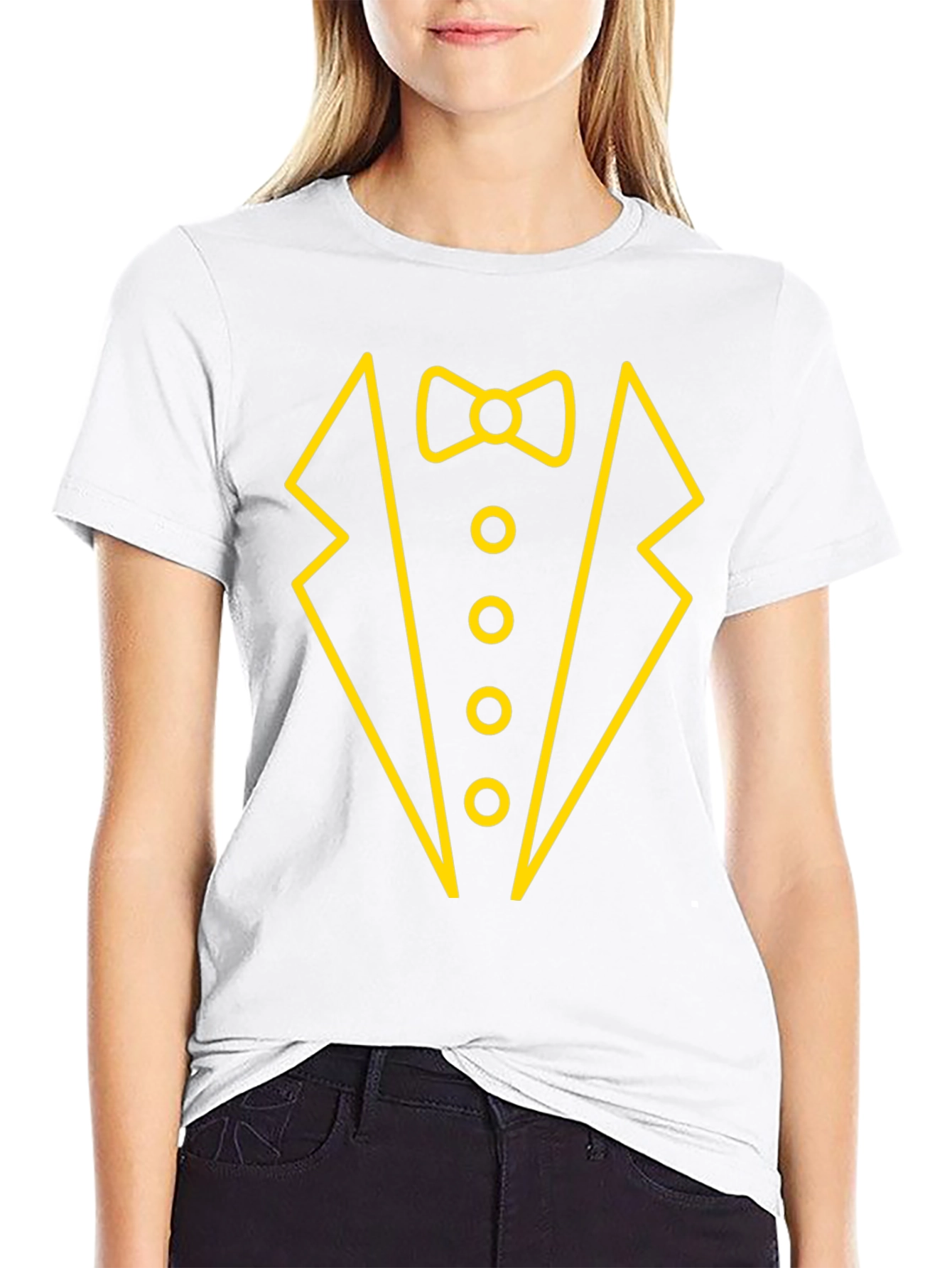 Tuxedo Graphic T-Shirt - Novelty Party Tee