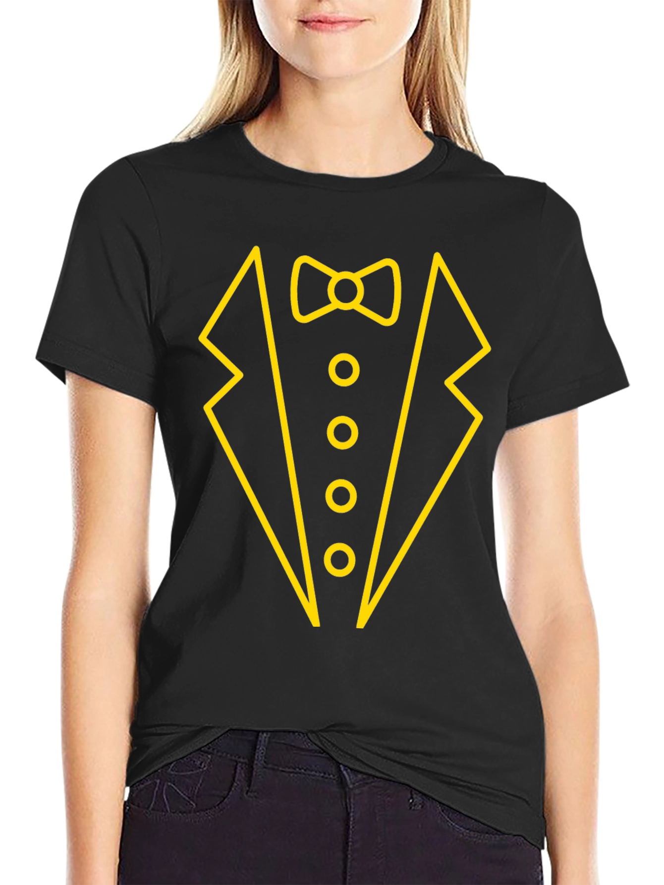 Tuxedo Graphic T-Shirt - Novelty Party Tee