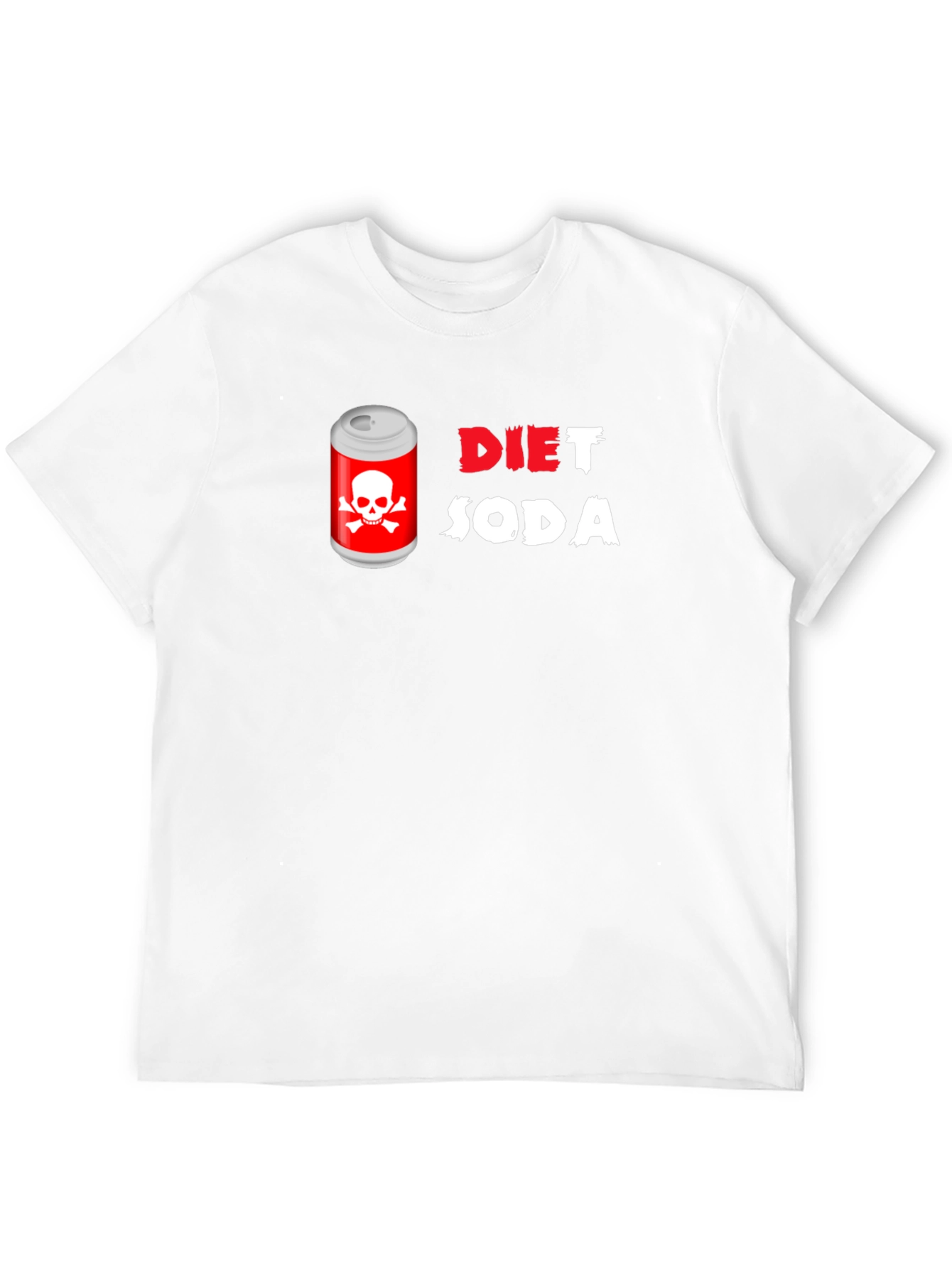 Diet Soda Skull T-Shirt - Dangerously Funny