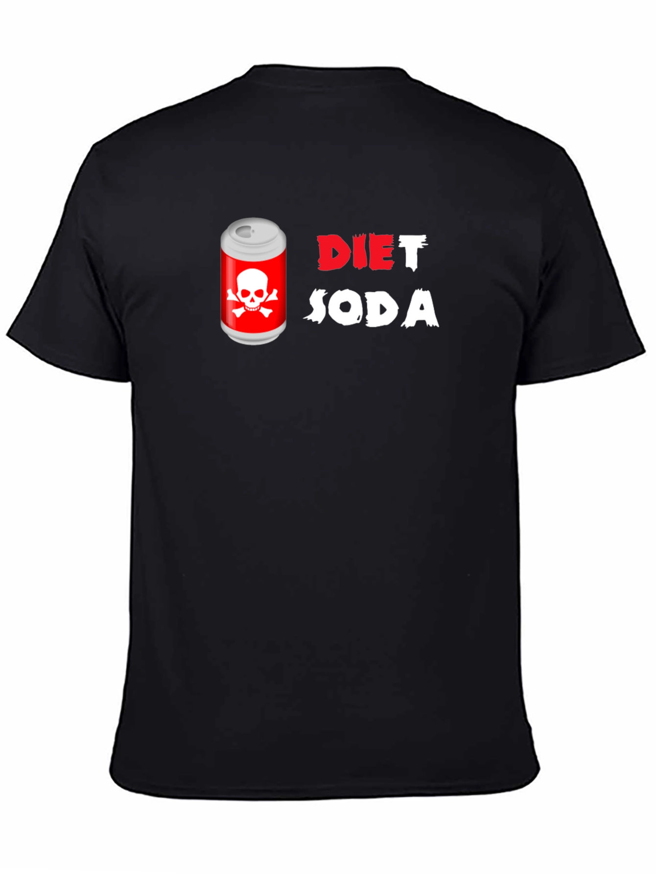 Diet Soda Skull T-Shirt - Dangerously Funny