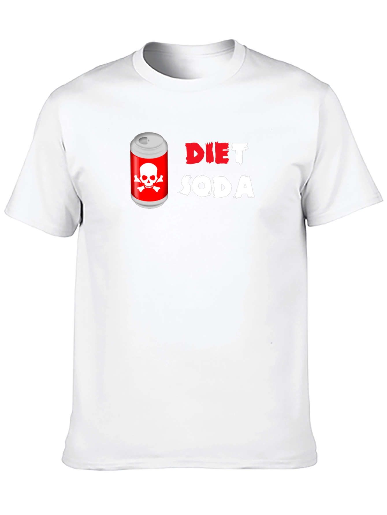 Diet Soda Skull T-Shirt - Dangerously Funny