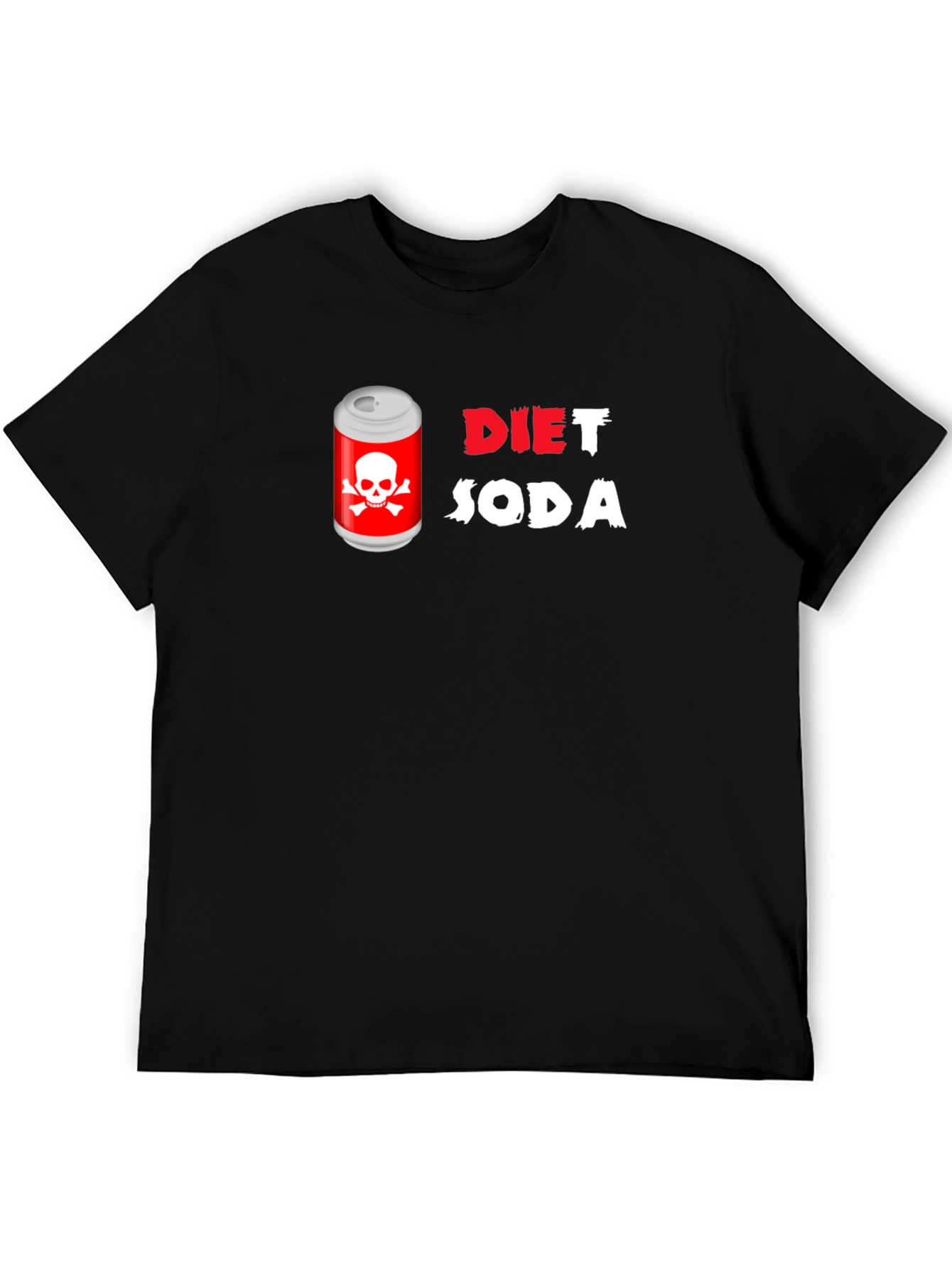 Diet Soda Skull T-Shirt - Dangerously Funny