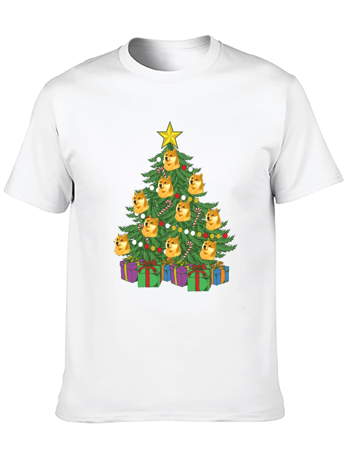 Doge Christmas Tree T-Shirt