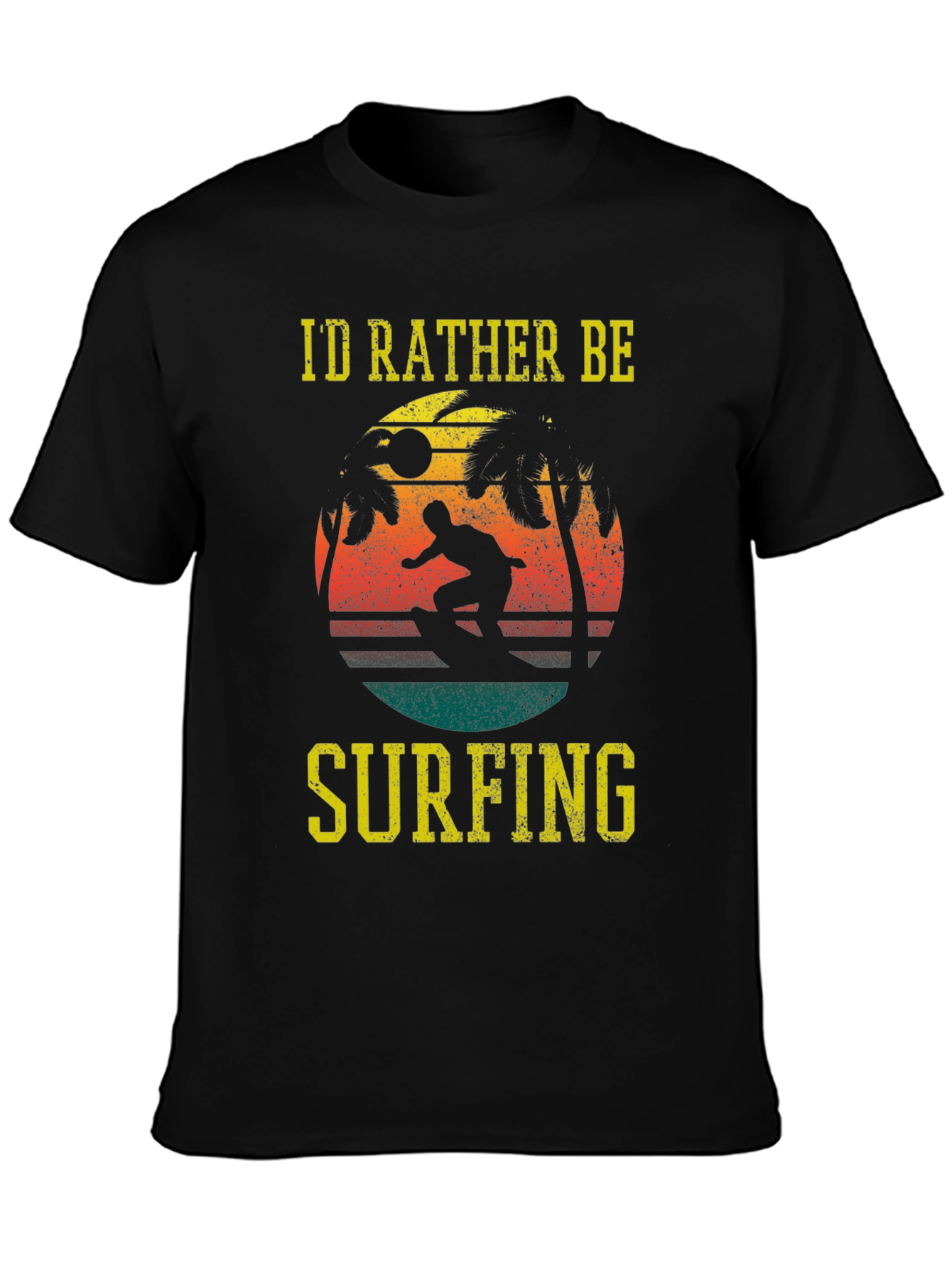Surfing Graphic T-Shirt - Retro Style