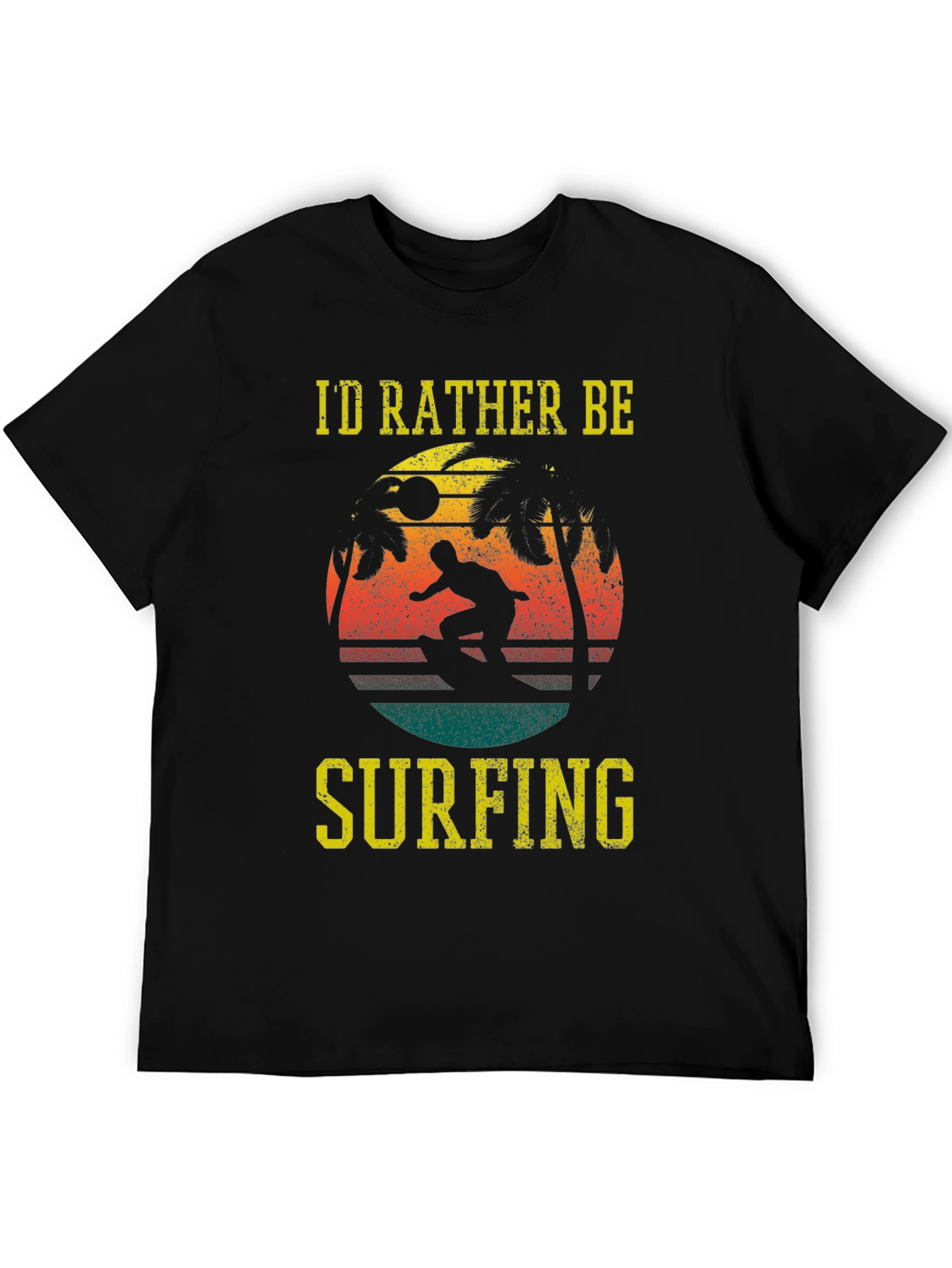 Surfing Graphic T-Shirt - Retro Style