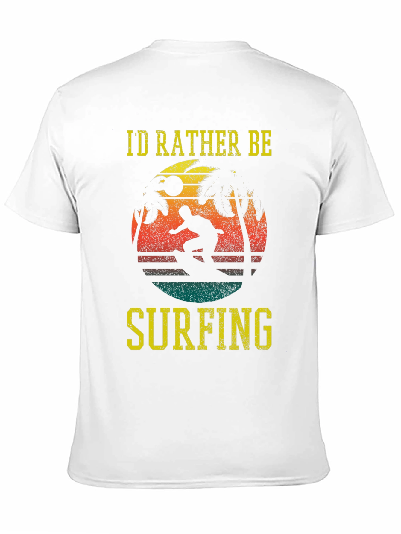 Surfing Graphic T-Shirt - Retro Style