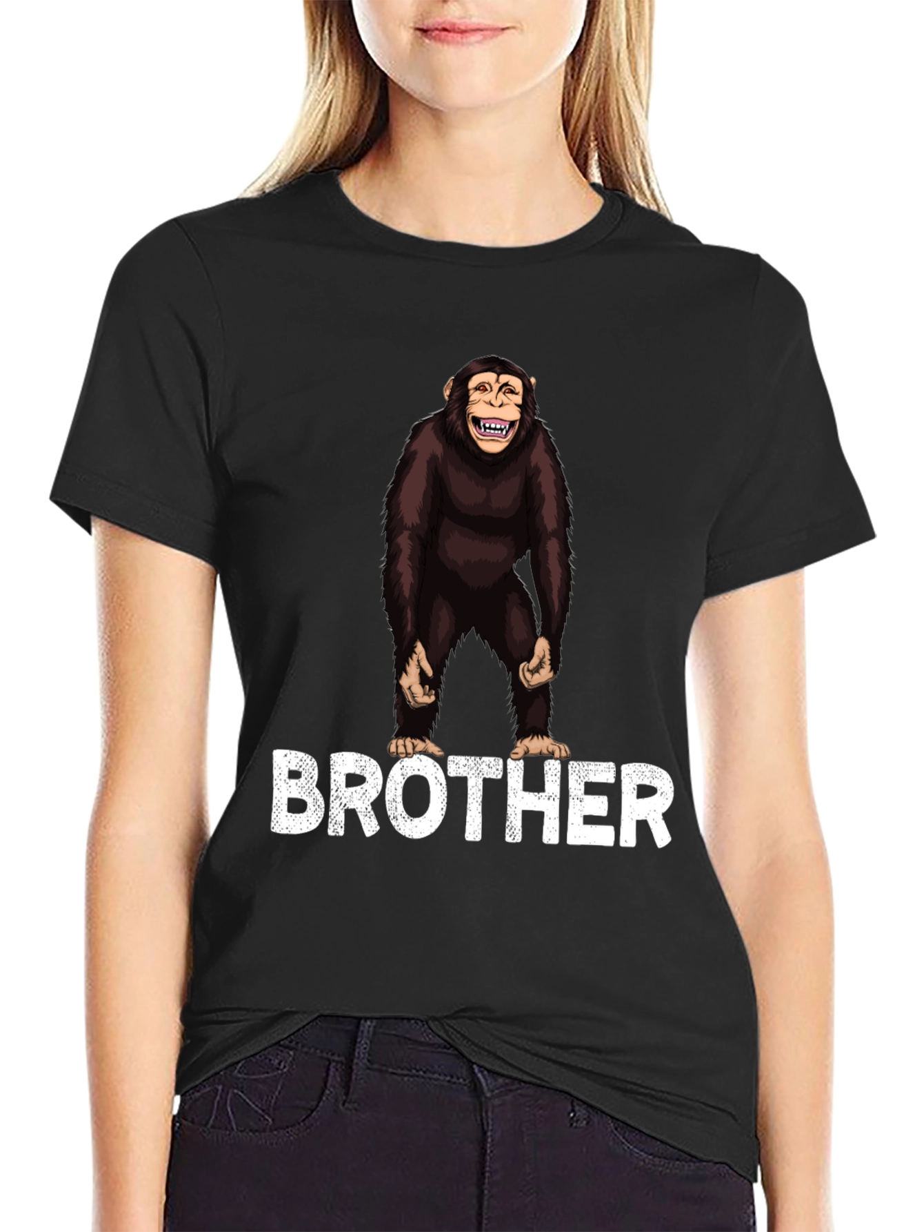 Chimpanzee Brother Graphic T-Shirt