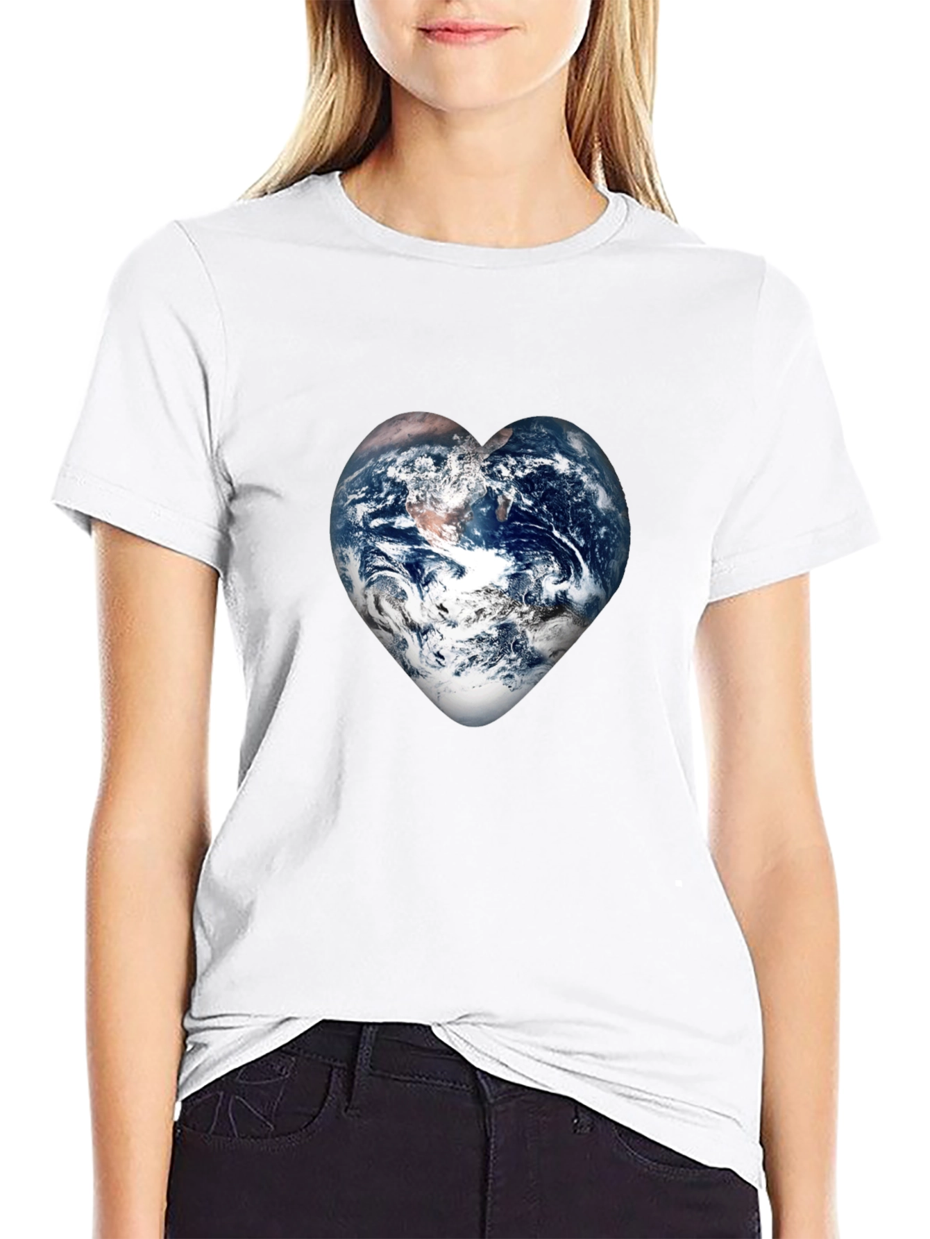 Earth Heart T-Shirt - Love Our Planet
