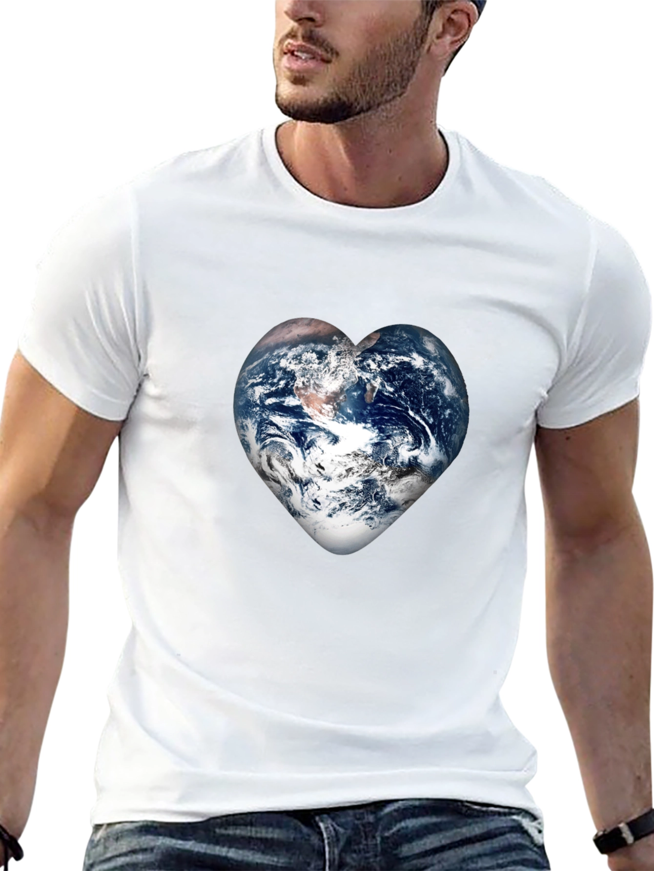 Earth Heart T-Shirt - Love Our Planet