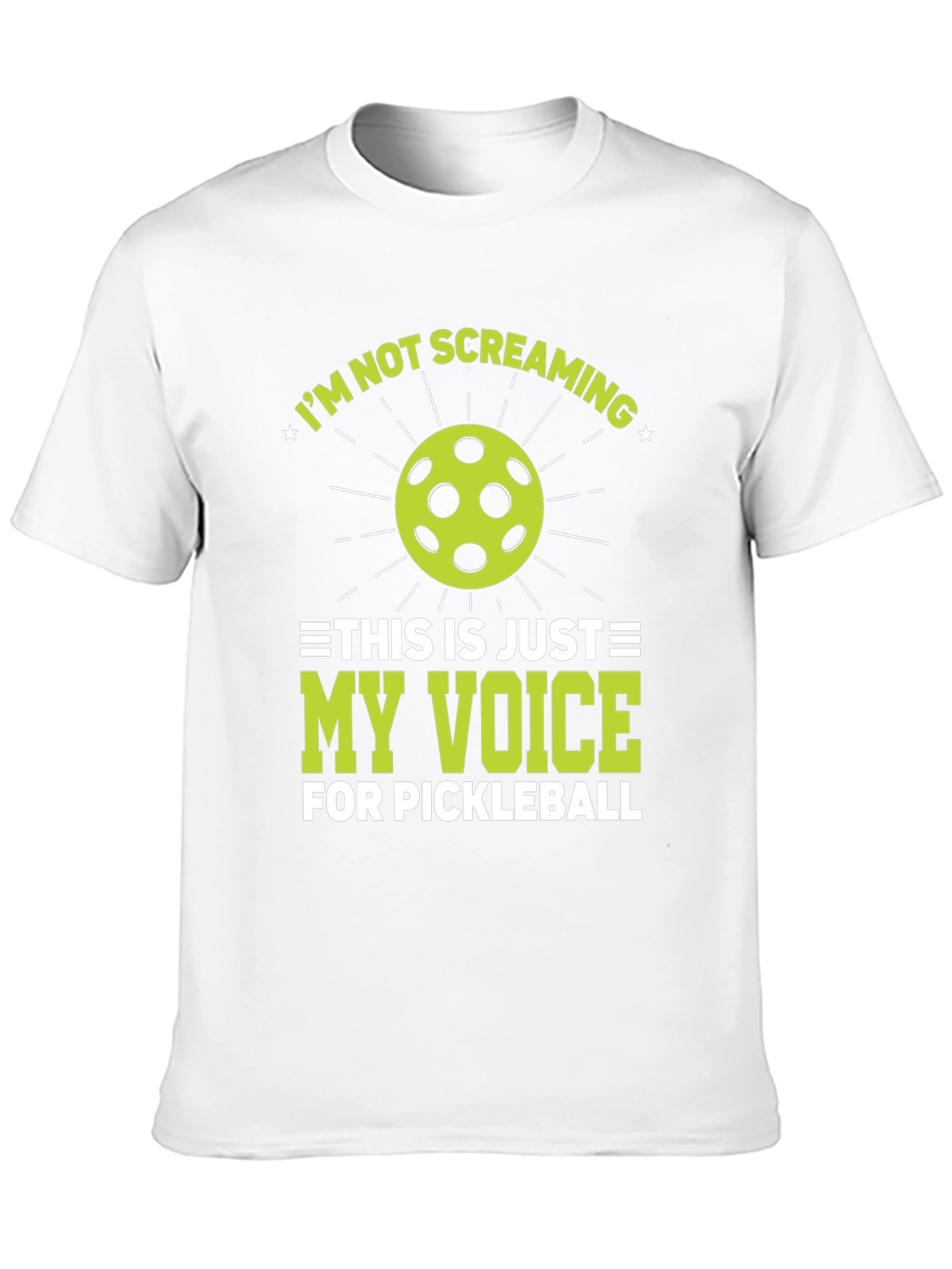 Pickleball Screaming Voice T-Shirt